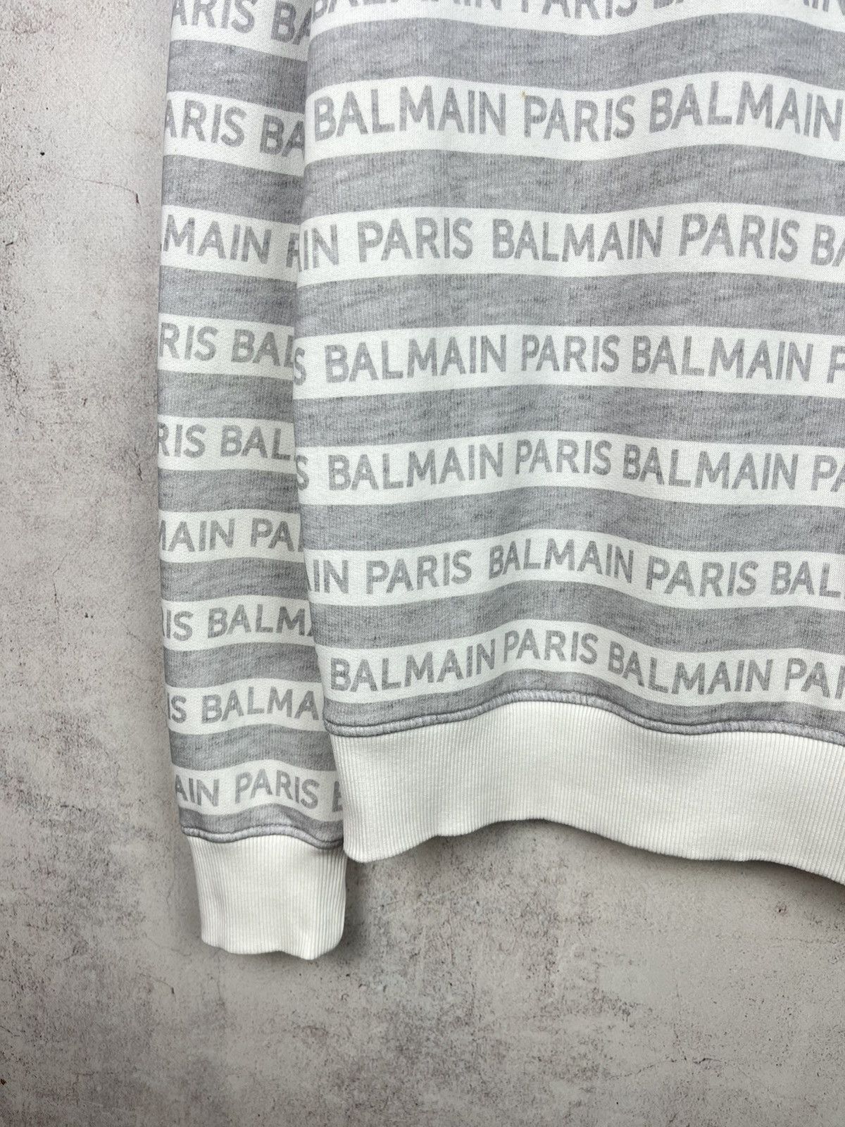 Balmain Luxury Balmain Paris Monogram Rare Sweatshirt Size US M / EU 48-50 / 2 - 4 Thumbnail