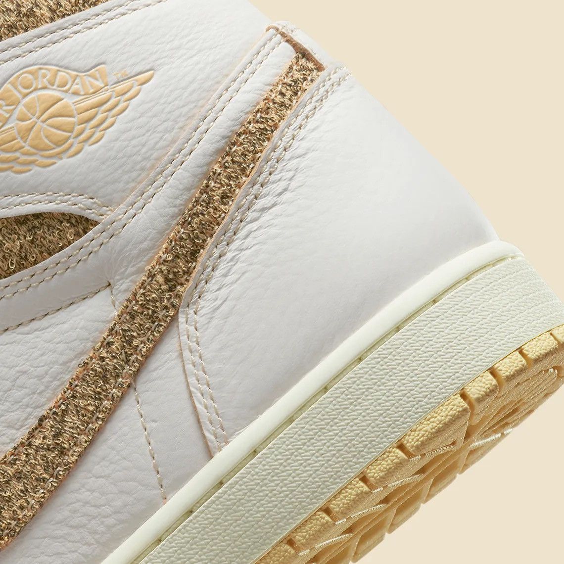 Jordan Brand × Nike AJ1 HiGH CRAFT ViBRATiONS OF NAiJA SAiL PALE VANiLLA CREAM Size US 9.5 / EU 42-43 - 16 Thumbnail