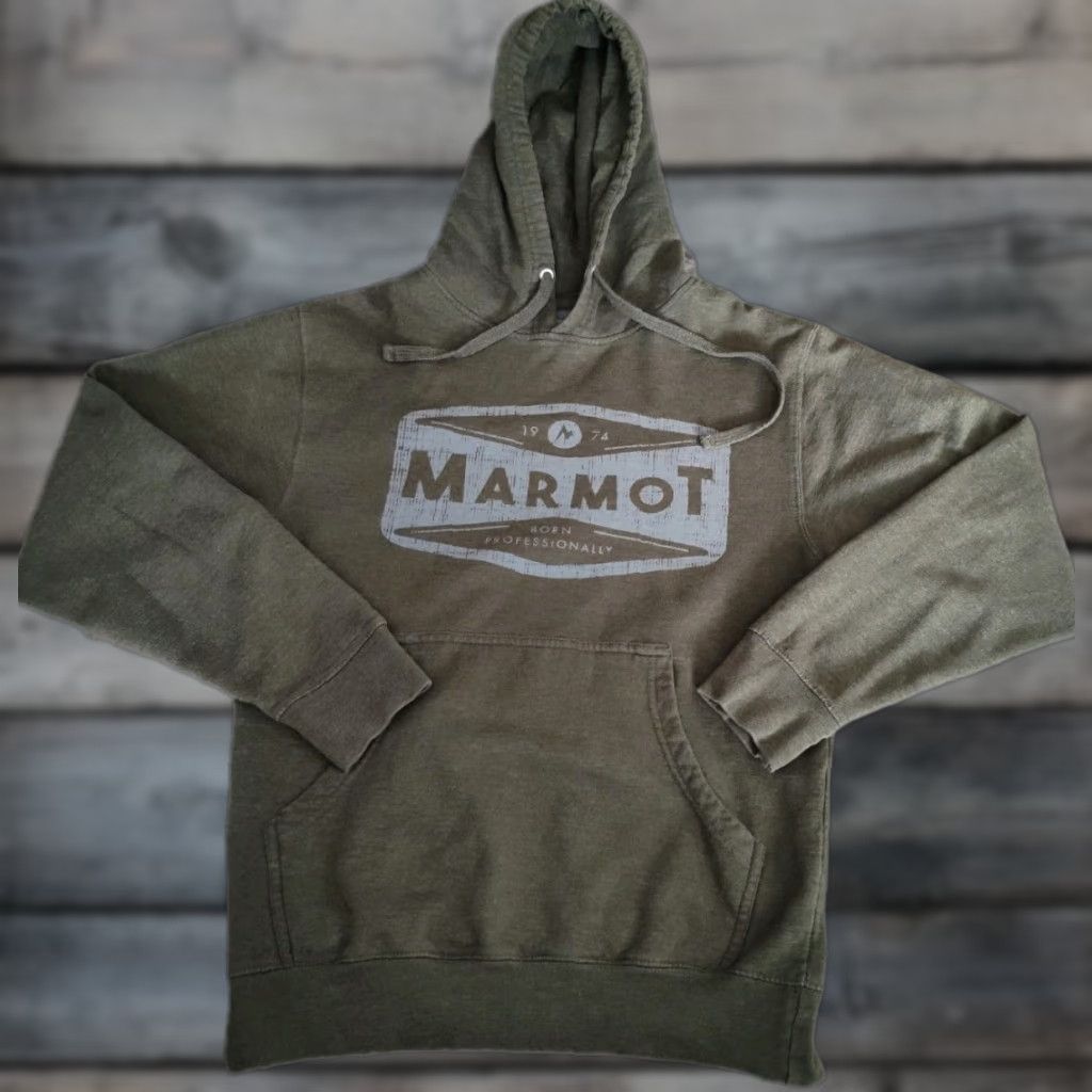 Marmot MARMOT Hoodie Sweatshirt HACKSHAW Pullover MENS S Military Green Fleece EUC Size US S / EU 44-46 / 1 - 1 Thumbnail