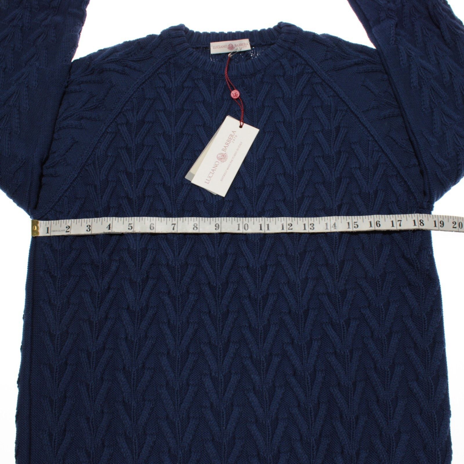 Luciano Barbera Luciano Barbera Sweater Size US M in Blue Size US M / EU 48-50 / 2 - 5 Thumbnail