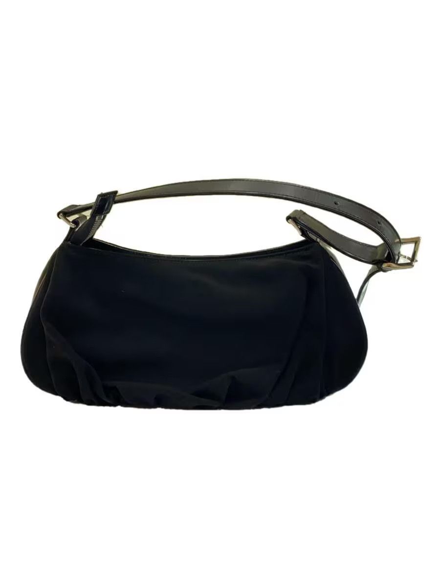 Leather Belt Strap Wool Handbag
