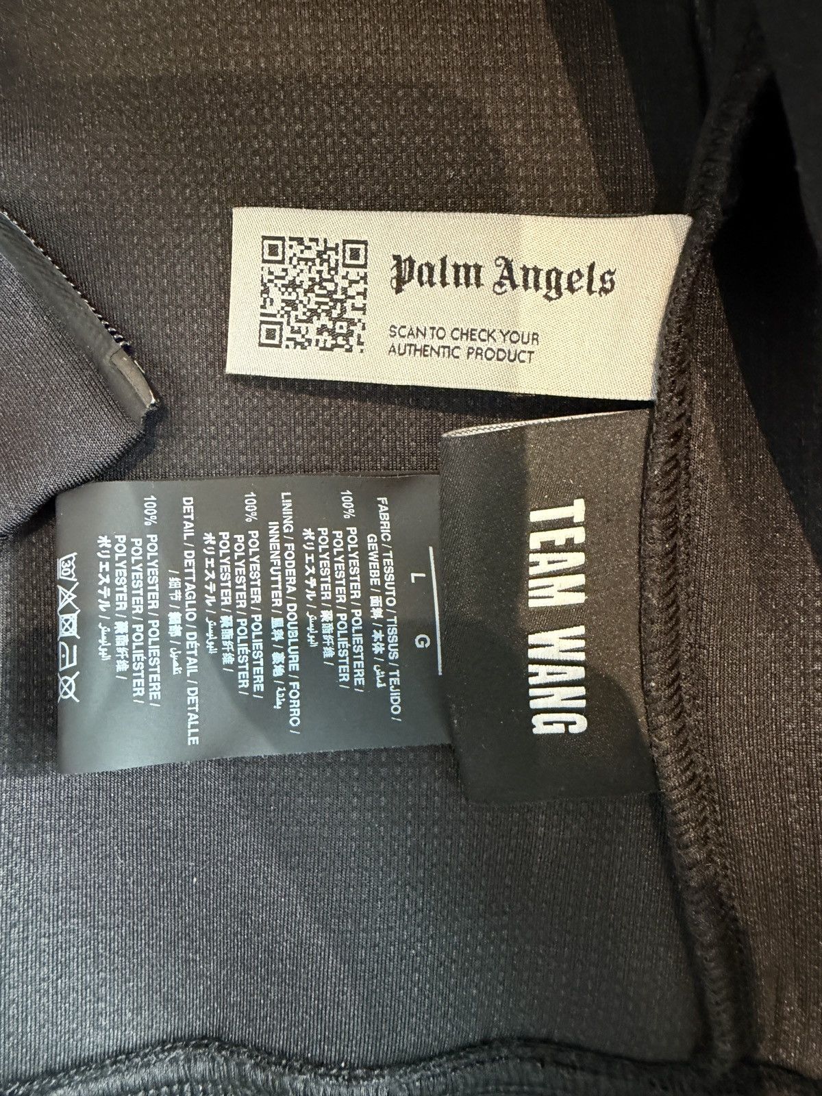 Palm Angels Palm Angels x Team Wang - scuba track jacket Size US L / EU 52-54 / 3 - 5 Thumbnail
