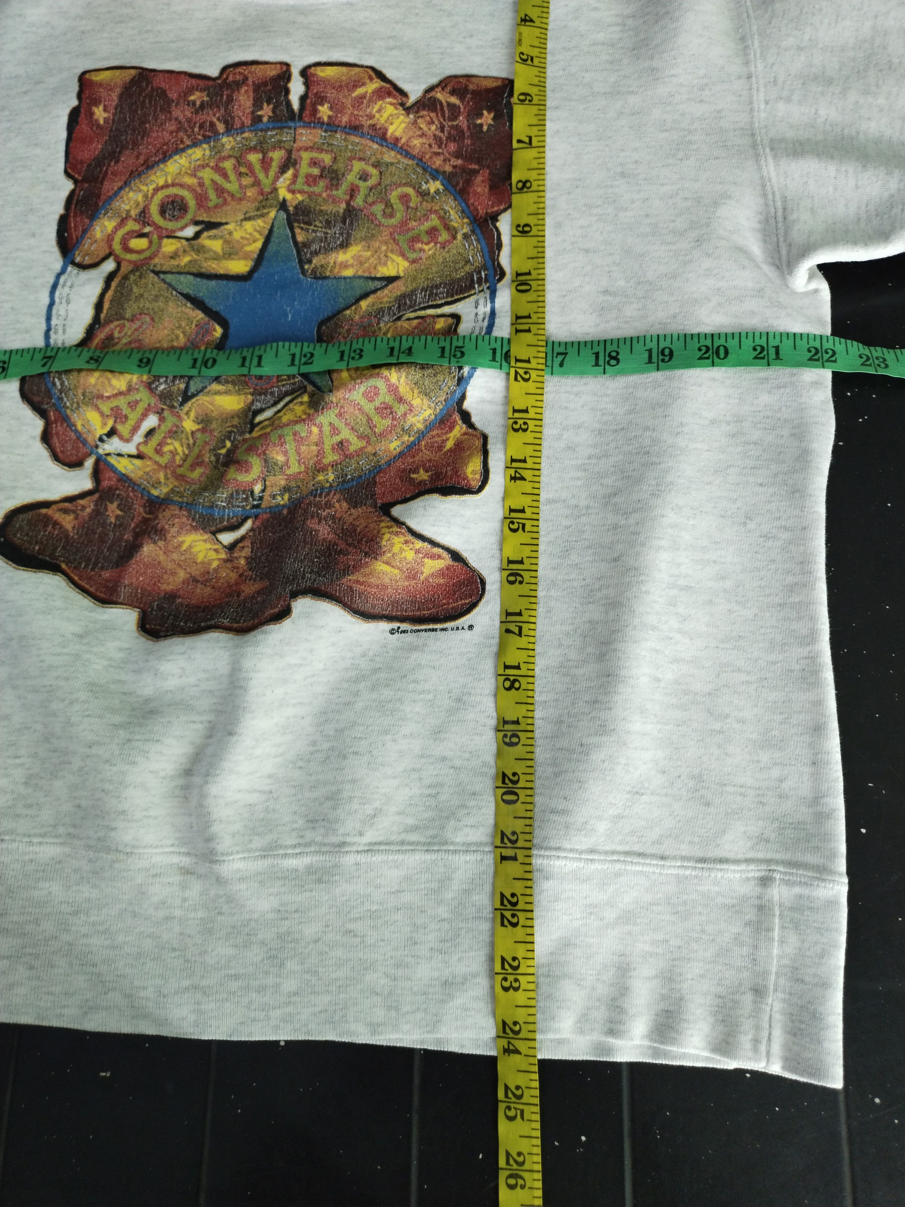 Converse × Vintage Vintage 93's Converse All Star Made in USA Promo Sweat Rare Size US M / EU 48-50 / 2 - 11 Thumbnail