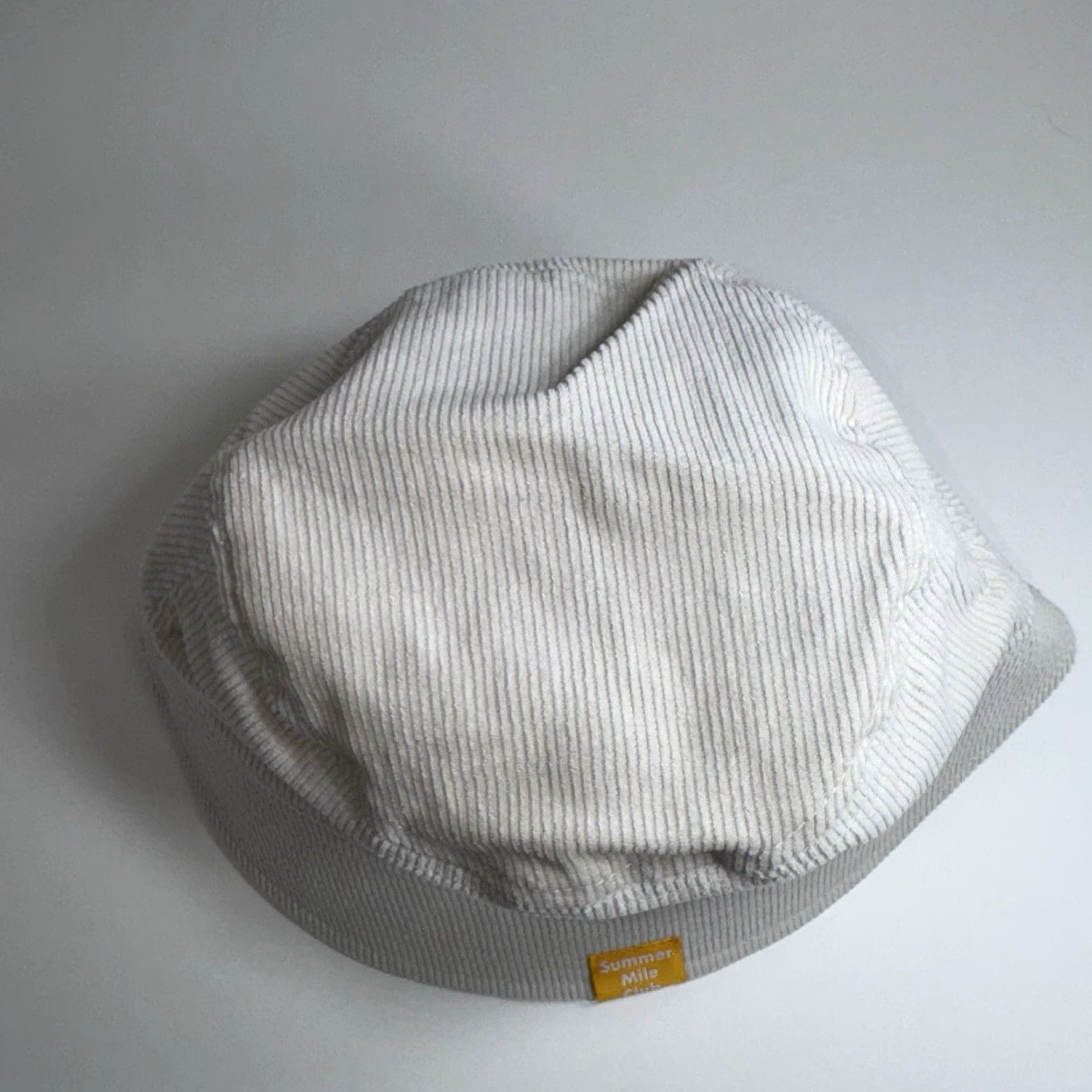 Vintage Hoka One One Bucket Hat Summer Mile Club Corduroy Tan Blue 7 Inch Head Mens Bucket Hat Size ONE SIZE - 6 Thumbnail