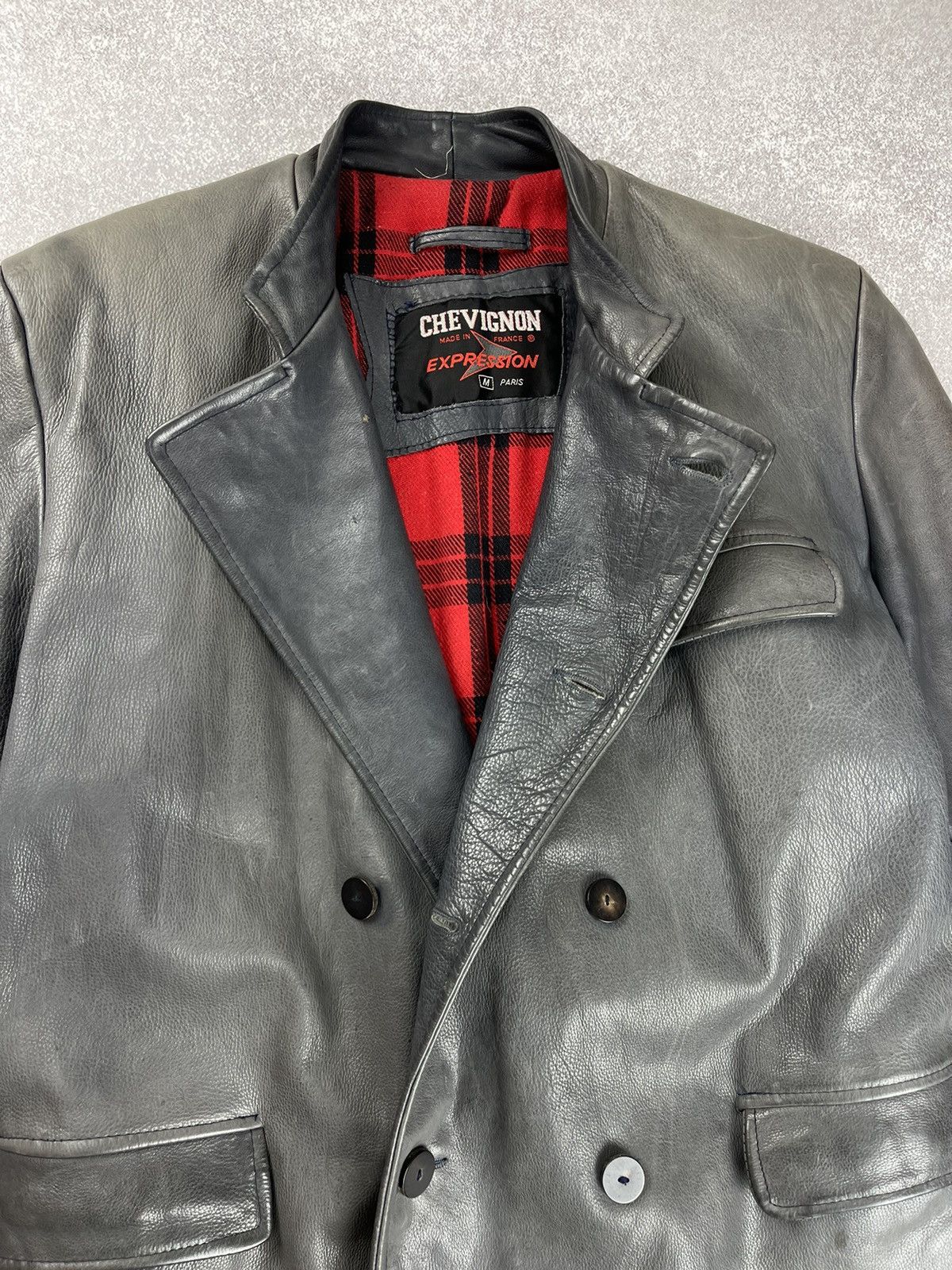 Chevignon × Vintage Vintage Chevignon Paris Leather Jacket Women’s Size M Size M / US 6-8 / IT 42-44 - 4 Thumbnail
