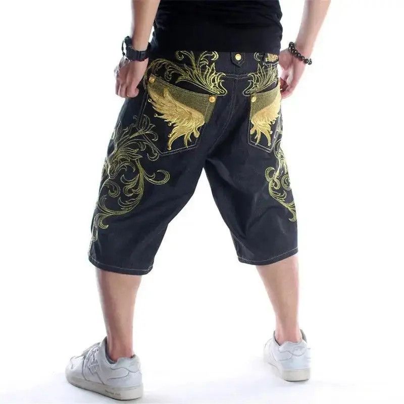 Japanese Brand Embroidered Vintage Jorts Y2K Shorts Hip Hop Summer Size US 32 / EU 48 - 5 Thumbnail