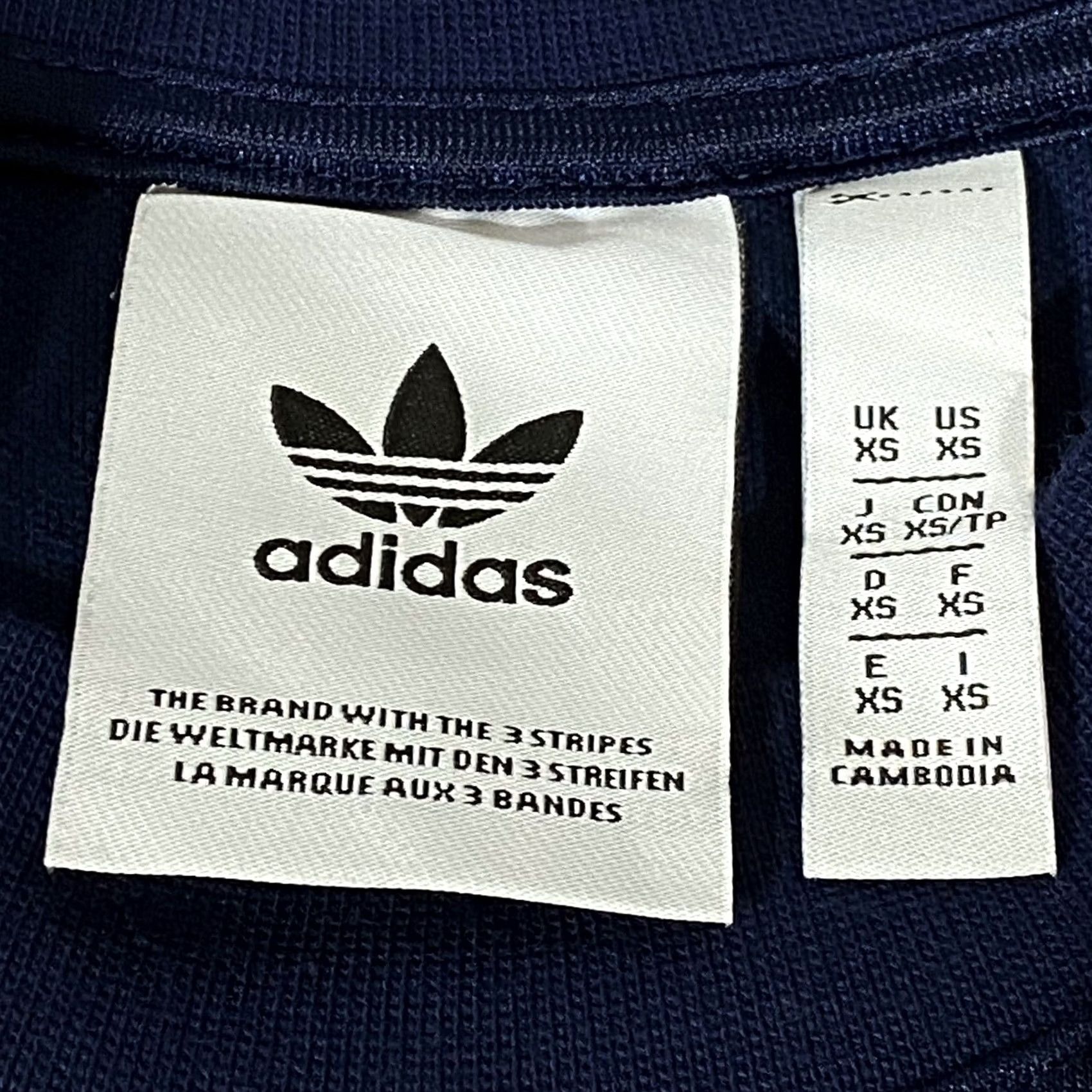 Adidas adidas Shirt Mens XS Sweatshirt Size Outline Crew Navy Pullover Pre Loved Trefoil Top Size US XS / EU 42 / 0 - 5 Thumbnail