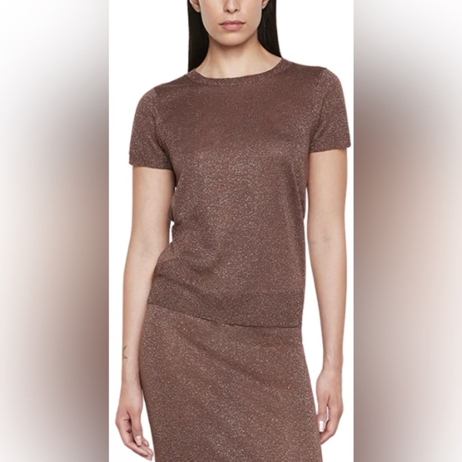 Enza Costa NEW Enza Costa $225 Shimmering Brown Women's Top Size S Size S / US 4 / IT 40 - 1 Thumbnail