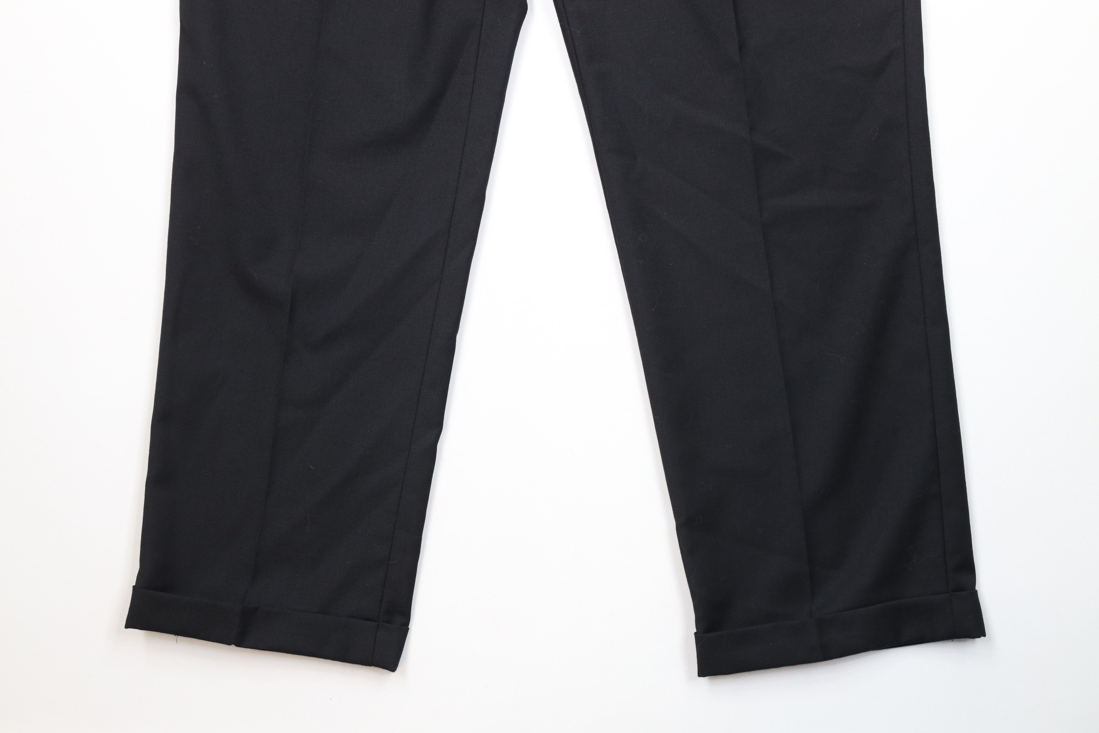 Vintage Vintage 90s Streetwear Wool Blend Pleated Wide Chino Pants Size US 38 / EU 54 - 4 Thumbnail
