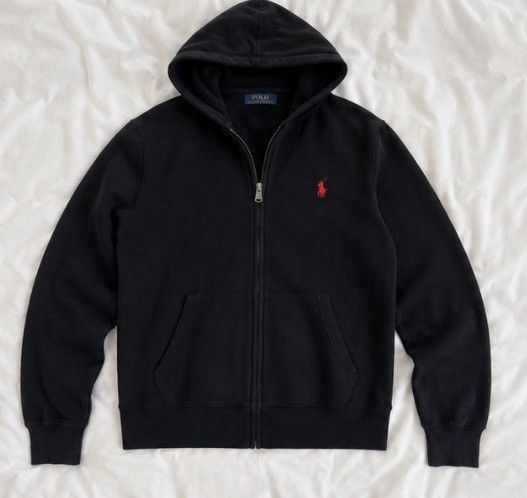 Polo Ralph Lauren Polo Ralph Lauren Zip Hoodie Schwarz Gr. M – Top Zustand 🔥 Size US M / EU 48-50 / 2 - 3 Thumbnail
