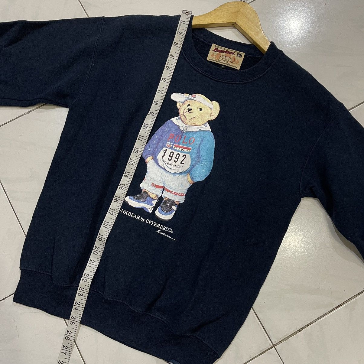 Japanese Brand × Vintage Interbreed polo stadium funkbear Size US S / EU 44-46 / 1 - 9 Thumbnail