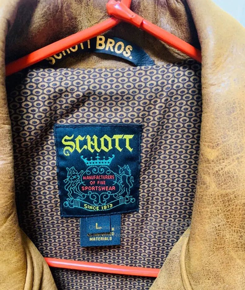 Schott Schott 508 Postman leather coat Size US L / EU 52-54 / 3 - 4 Thumbnail