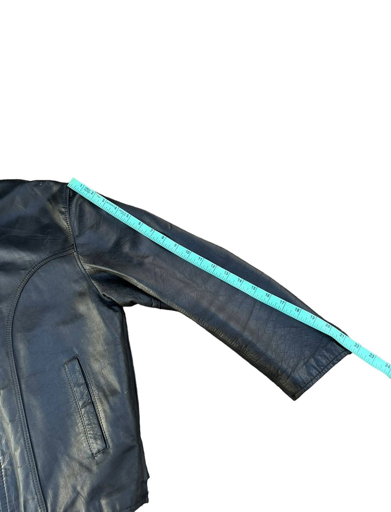 Deluxeware × Vintage Vintage Deluxe Japan Fade Black Leather Sherpa Jacket Size US M / EU 48-50 / 2 - 4 Thumbnail