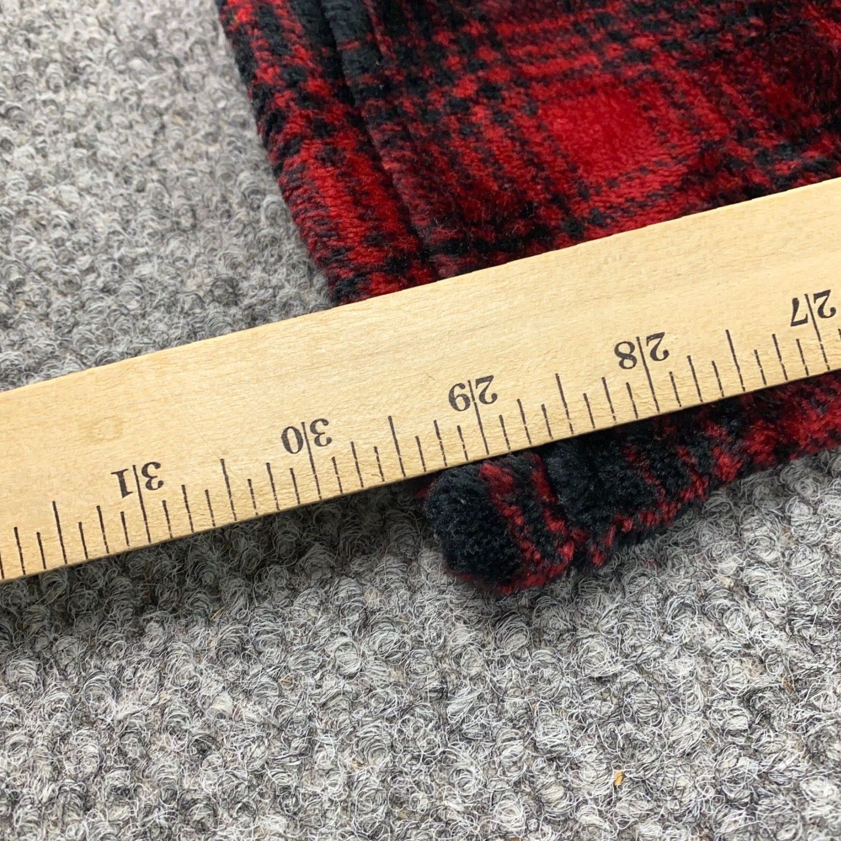 Vintage American Outdoorsman Fleece Pajama Pants Mens XL Red Plaid Lounge Drawstring Bottoms Size US 36 / EU 52 - 4 Thumbnail