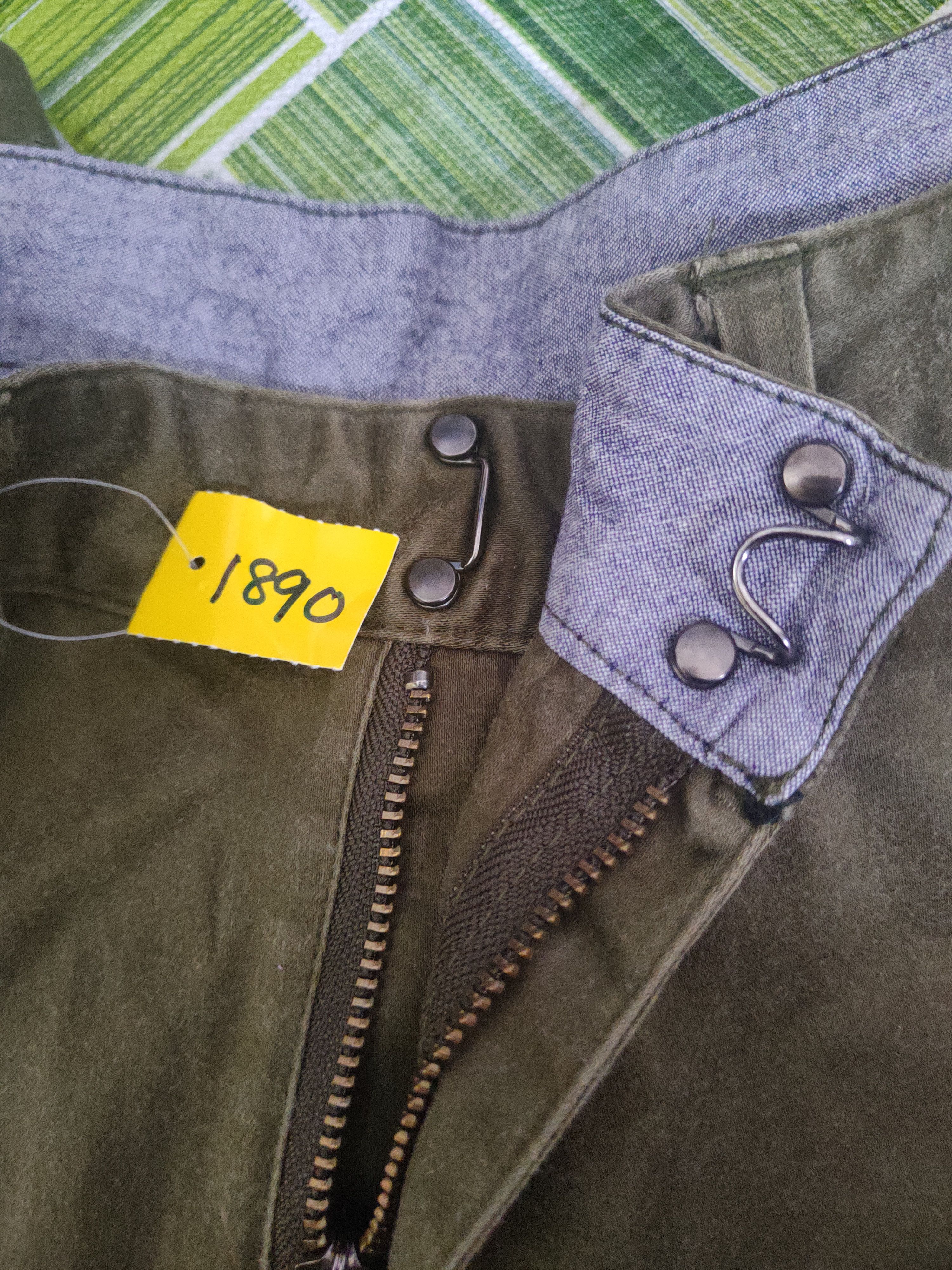Japanese Brand DL The Mixpice Olive Multipocket Tactical Cargo Pants #1890 Size US 30 / EU 46 - 14 Thumbnail