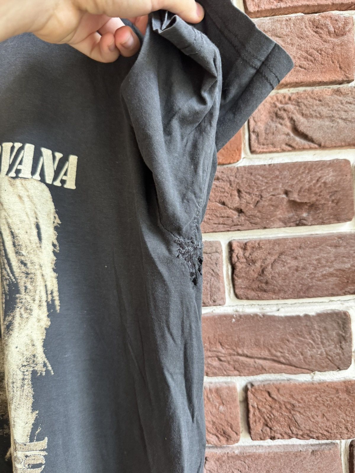 Band Tees Vintage 90s Nirvana Kurt Cobain I Hate Myself Band T-shirt Size US XL / EU 56 / 4 - 7 Thumbnail