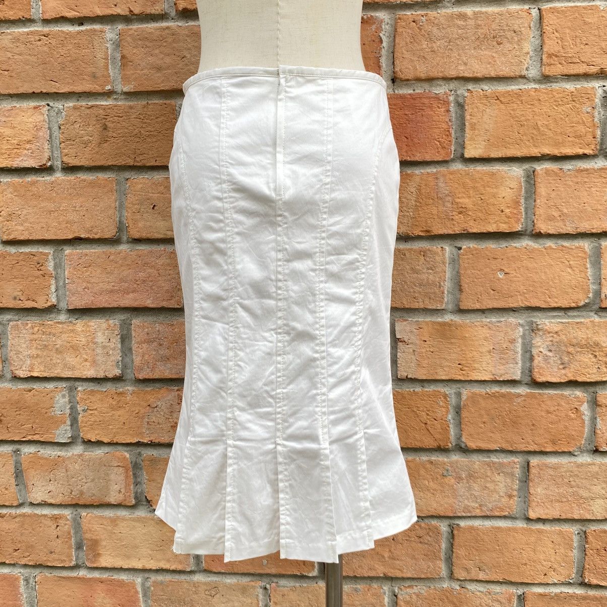 Designer BUONA GIORNATA White Flared Hem Skirt Size 27" / US 4 / IT 40 - 14 Thumbnail