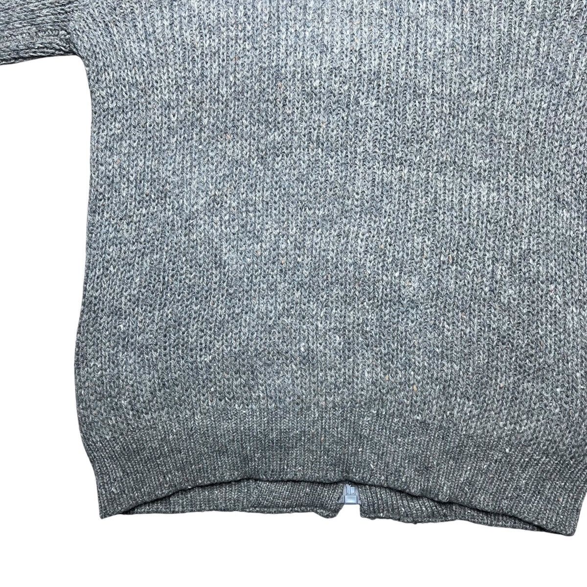Pendleton × Vintage Vintage 80s Pendleton Shetland Wool Grey Zip Up Knit Sweater Size US M / EU 48-50 / 2 - 13 Thumbnail