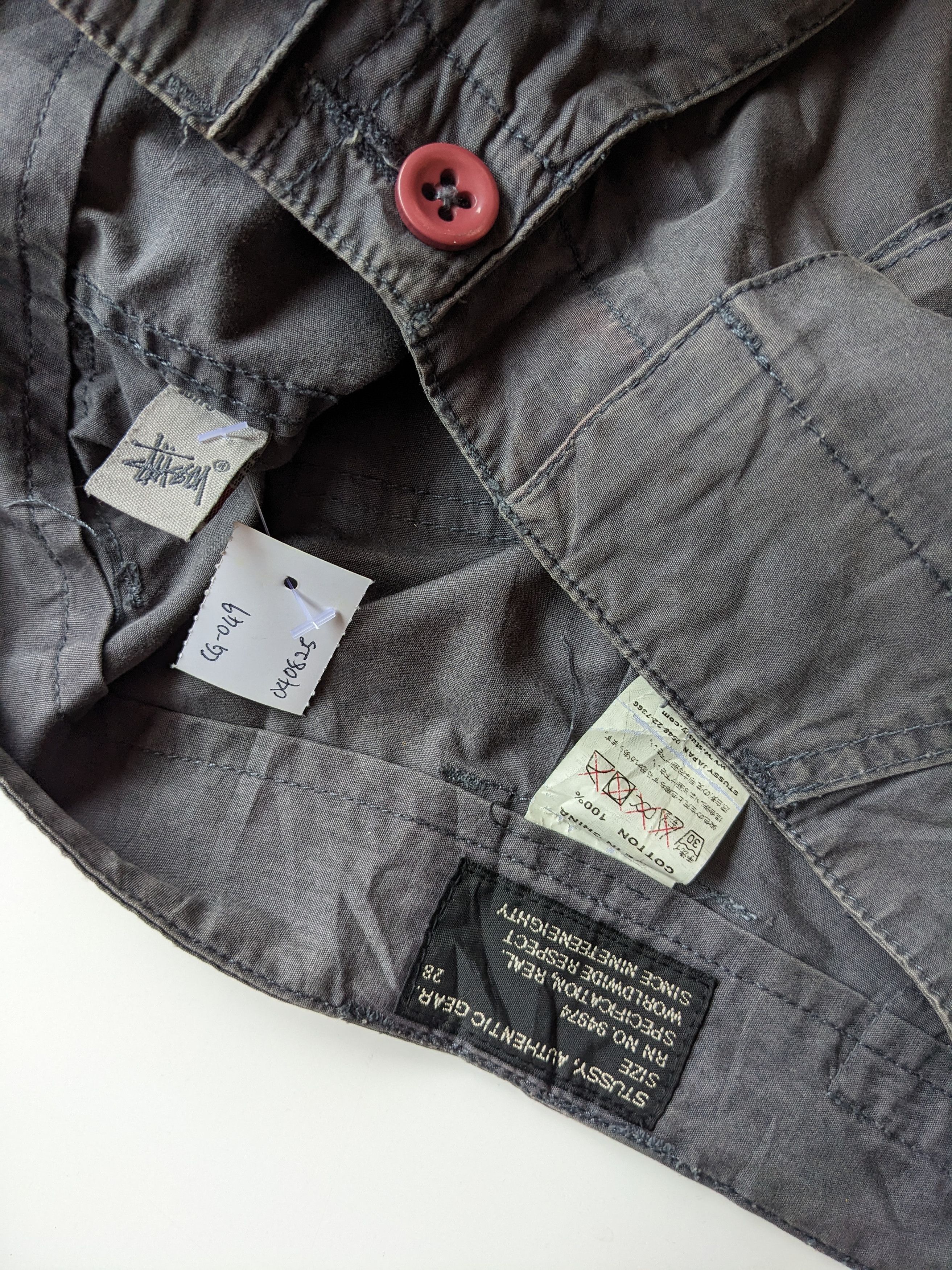Stussy Vintage STUSSY tactical cargo sunfaded shortpant Size US 30 / EU 46 - 8 Thumbnail