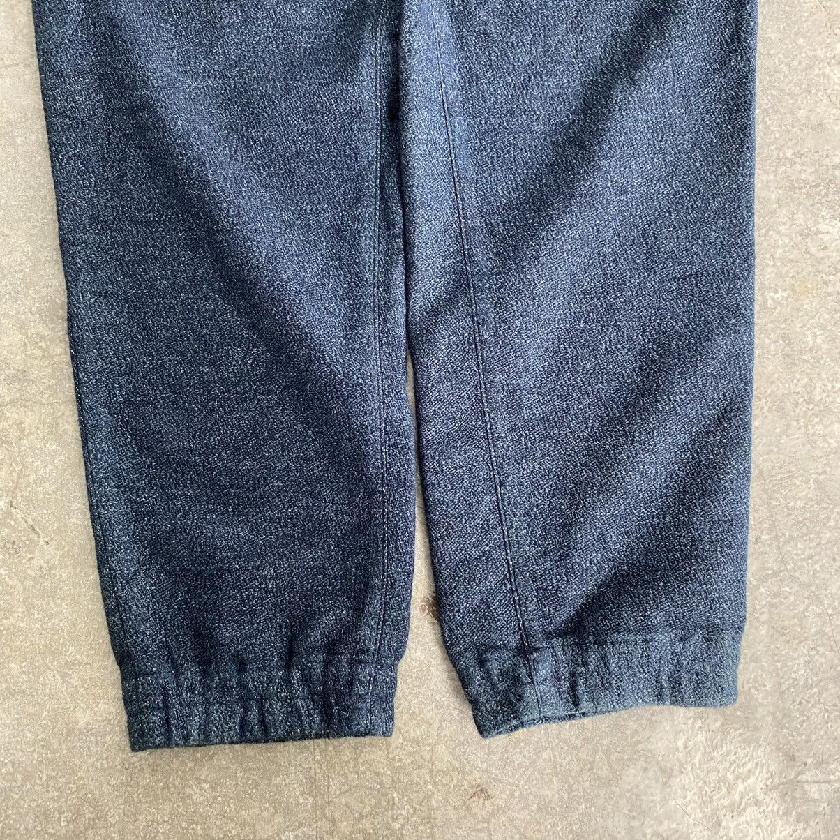 Blue Blue Japan Blue Blue Japan Drawstring Indigo Dyed Sweat Pants Size US 31 - 7 Thumbnail