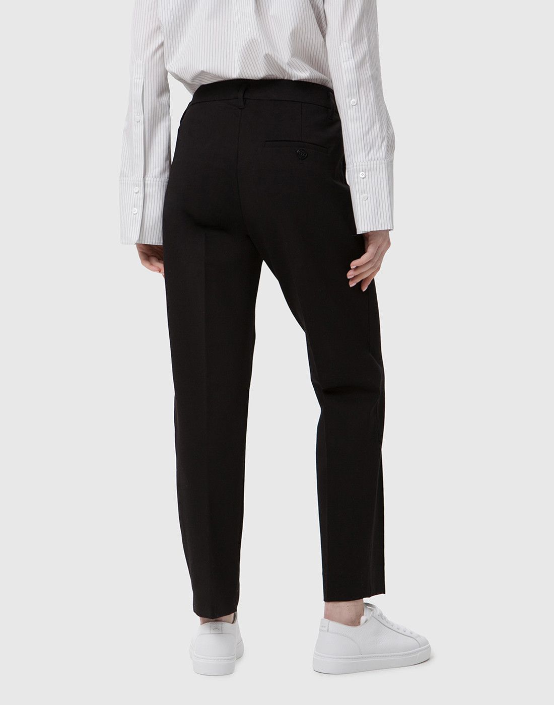 DOROTHEE SCHUMACHER Dorothee Schumacher Slim-leg Stretch-jersey Trousers Black Size 26" / US 2 / IT 38 - 5 Thumbnail