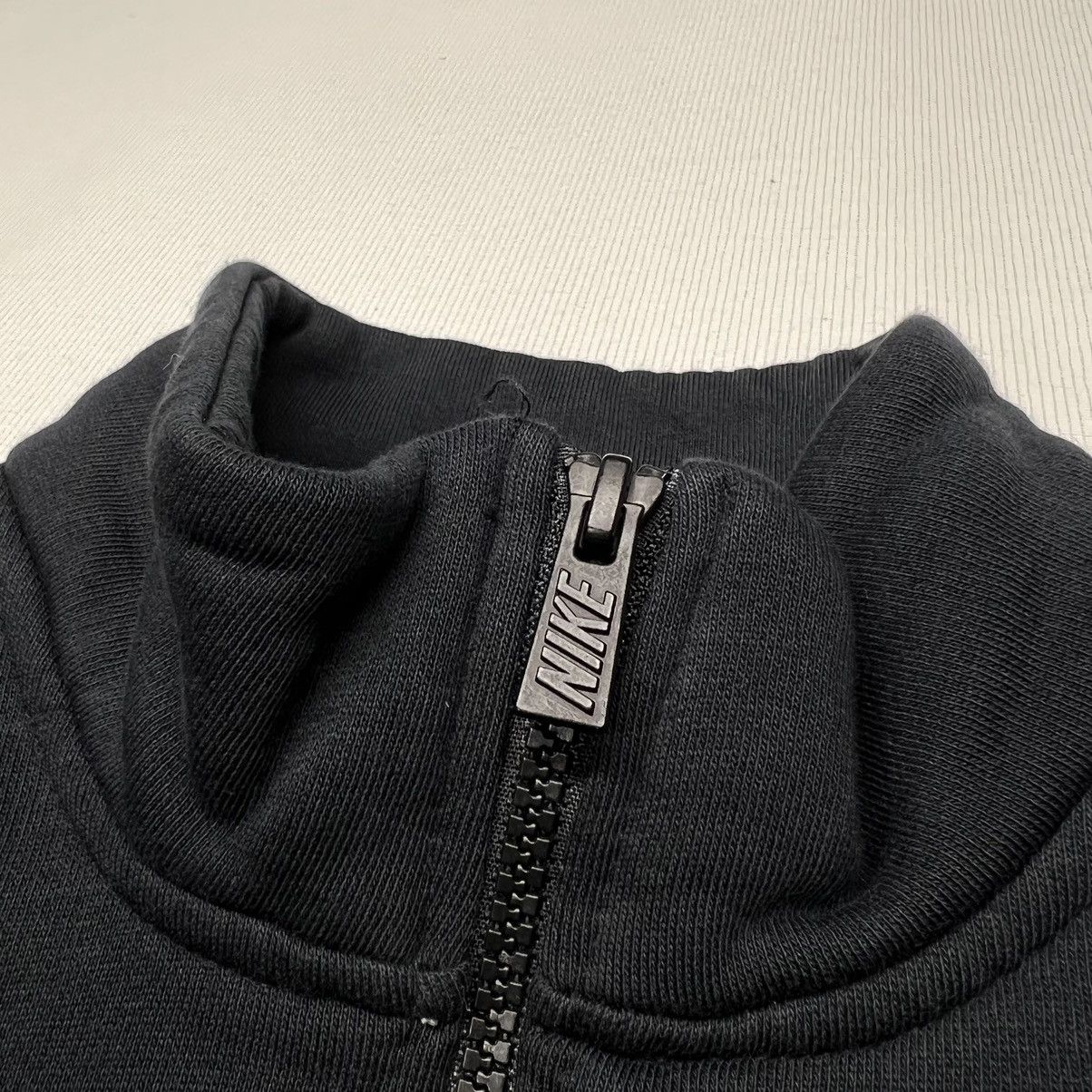 Nike Nike Sweatshirt Black Full Zip Mock Neck Swoosh Turkey Made Size US M / EU 48-50 / 2 - 12 Thumbnail