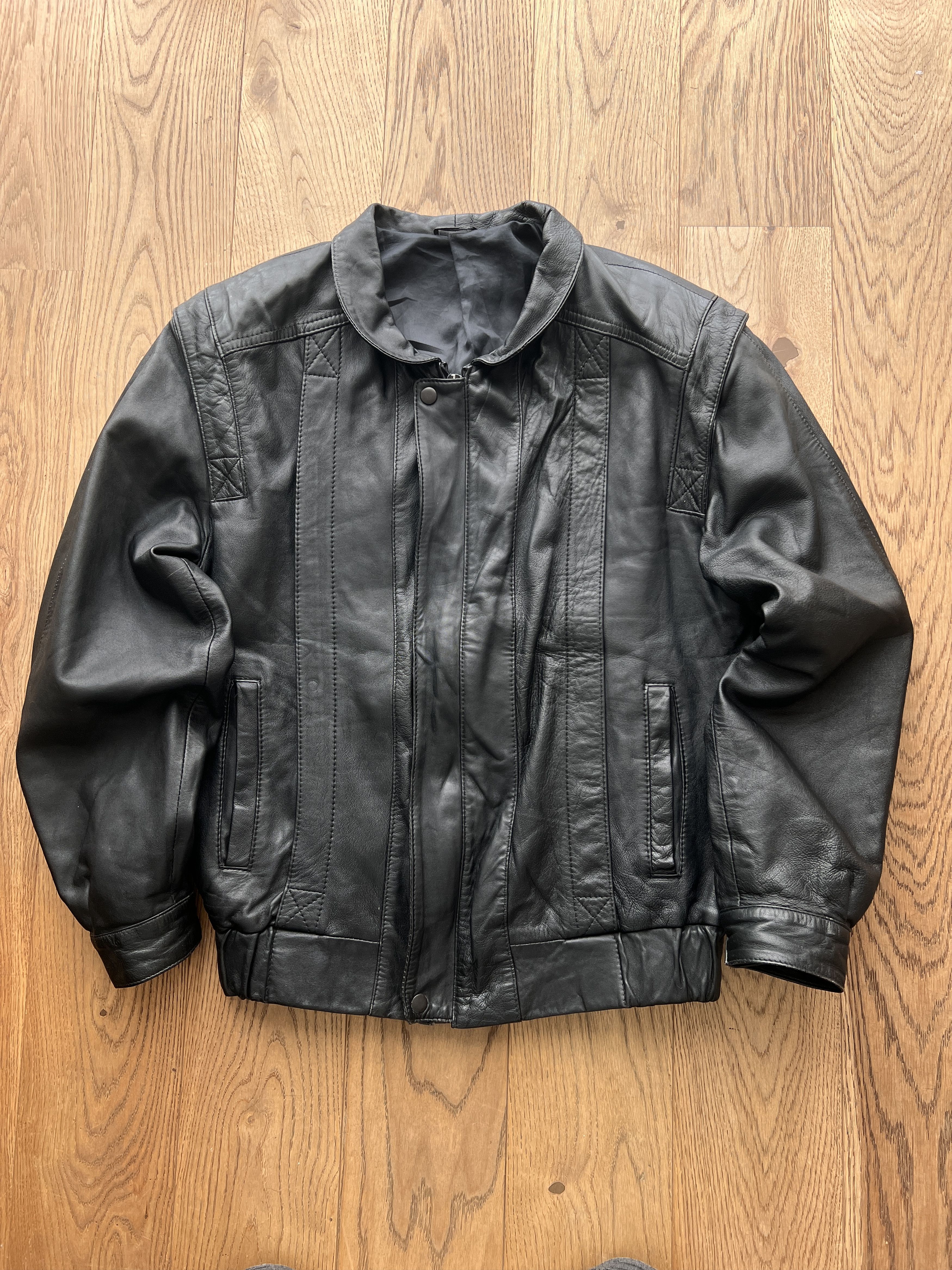 If Six Was Nine Rick Owens Yohji Yamamoto vibe vintage leather bomber jacket Size US M / EU 48-50 / 2 - 3 Thumbnail