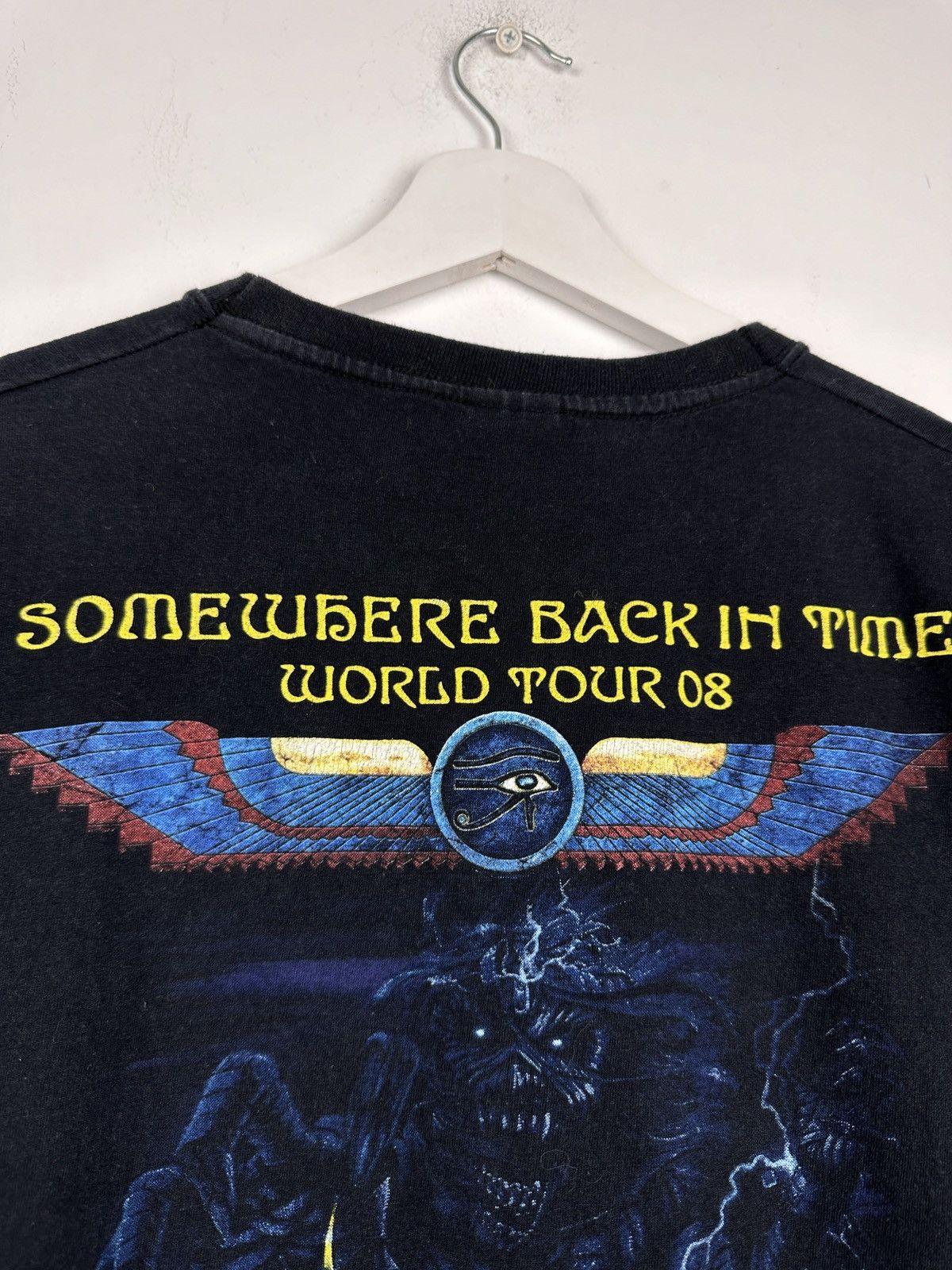 Band Tees Y2K Iron Maiden Back In Time Metal Rock Band Graphic T Shirt Size US M / EU 48-50 / 2 - 13 Thumbnail