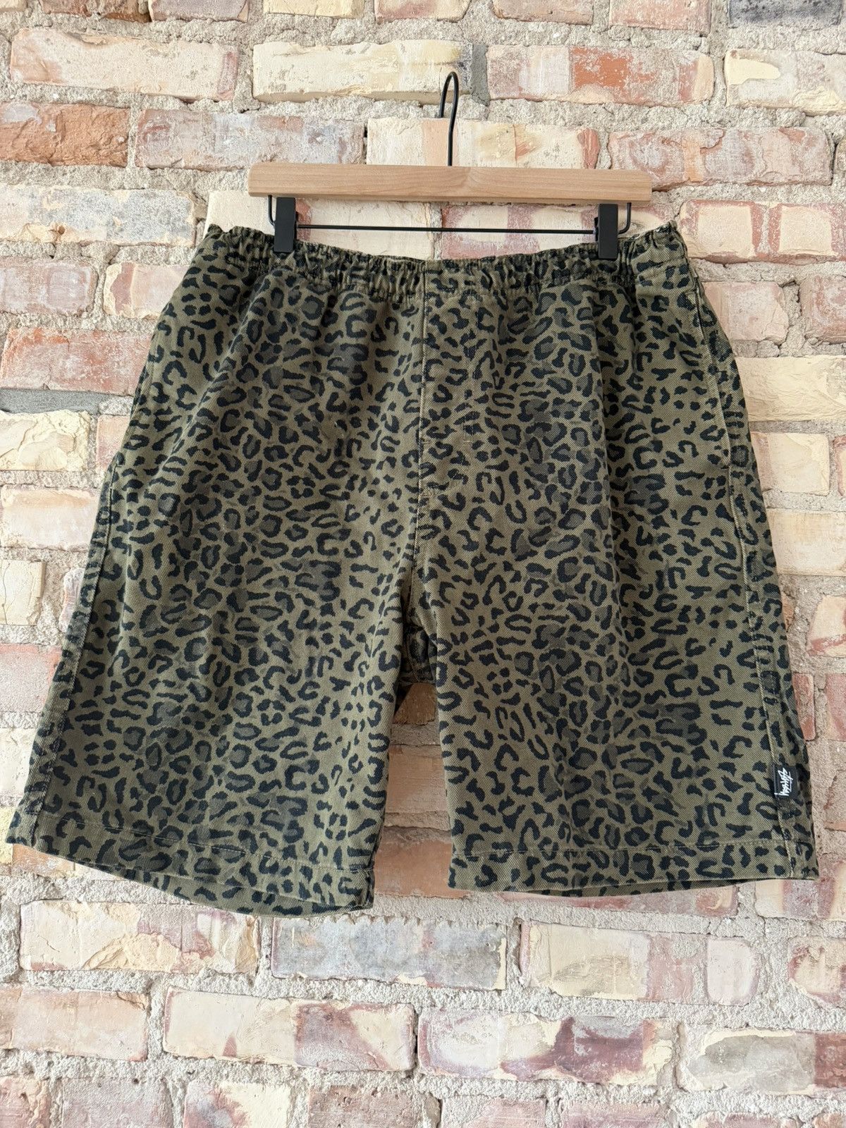 Stussy Leopard Print Shorts