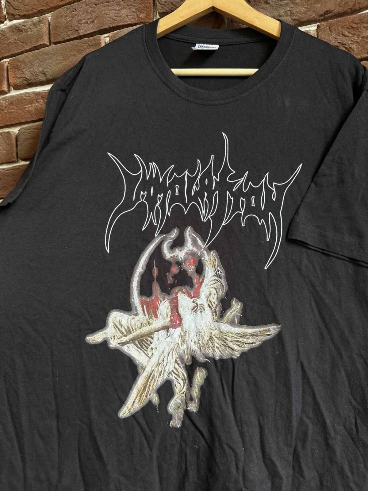 Band Tees Rare Immolation Bringing down Death Metal Band Tshirt Grail Size US XXL / EU 58 / 5 - 3 Thumbnail