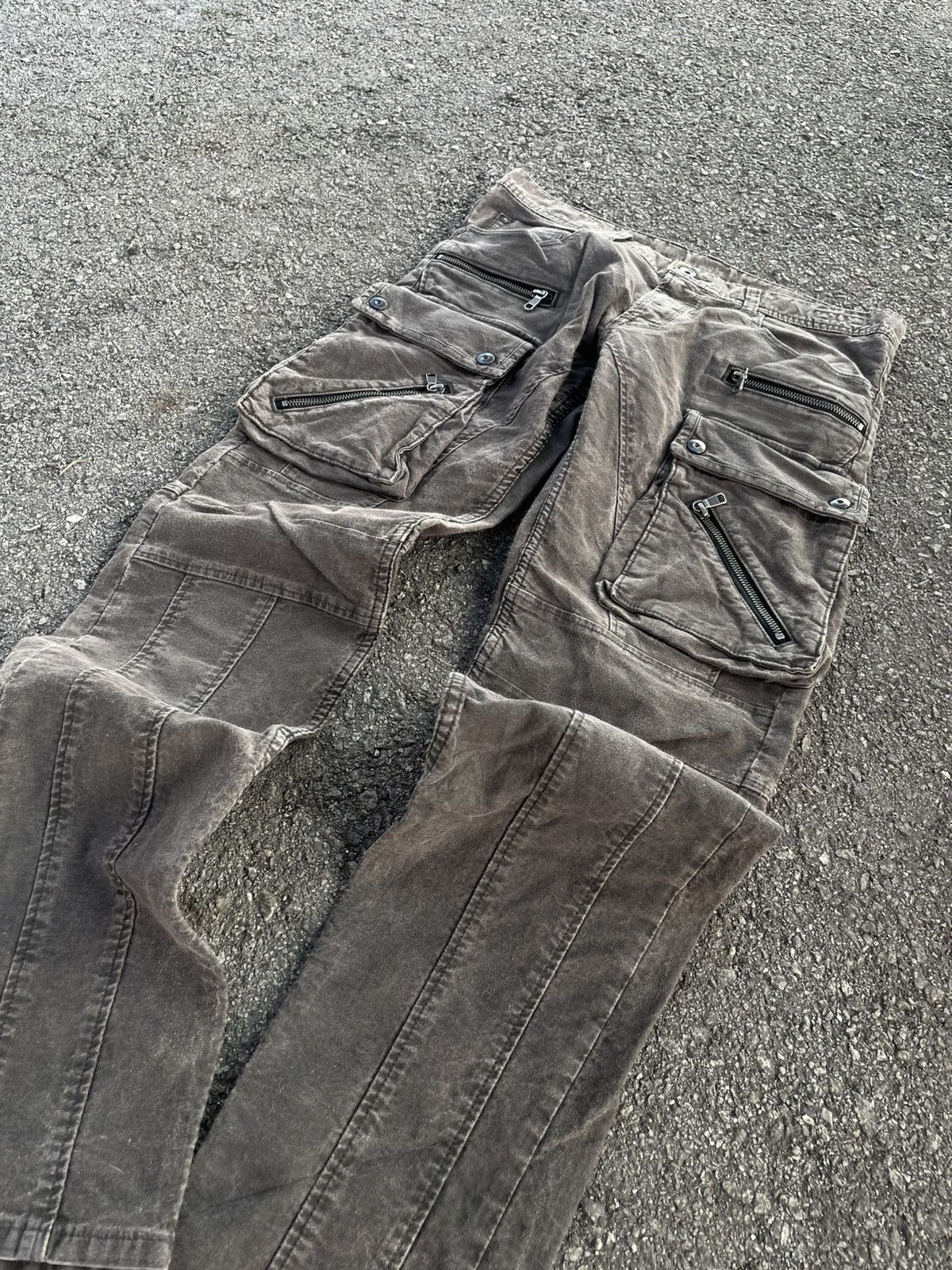 14th Addiction 2000’s Premium Luxe attractive Garment Cargo Pant Size US 34 / EU 50 - 8 Thumbnail