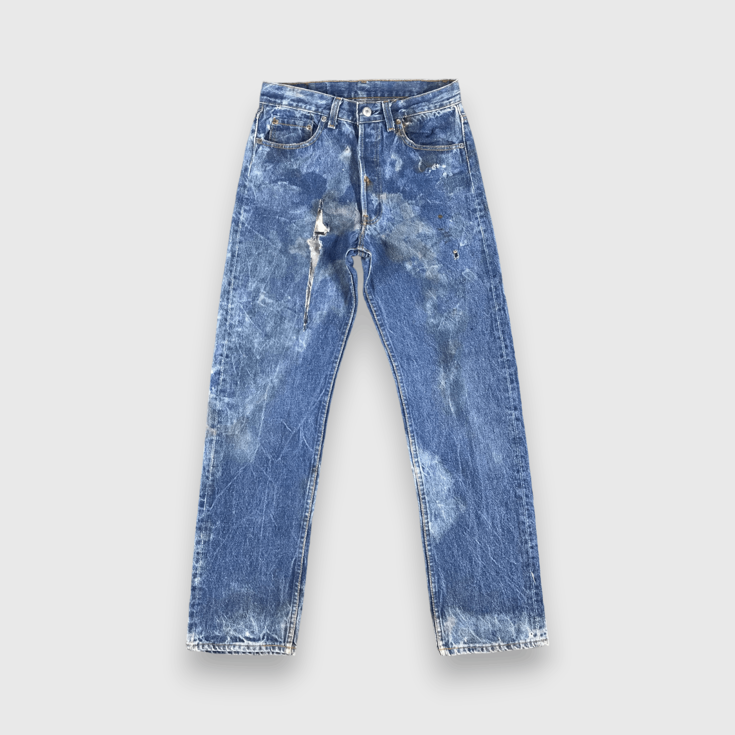 Levi's Vintage 80s Blue Wash Levis 501 Jeans-J1742 Size US 28 / EU 44 - 1 Thumbnail