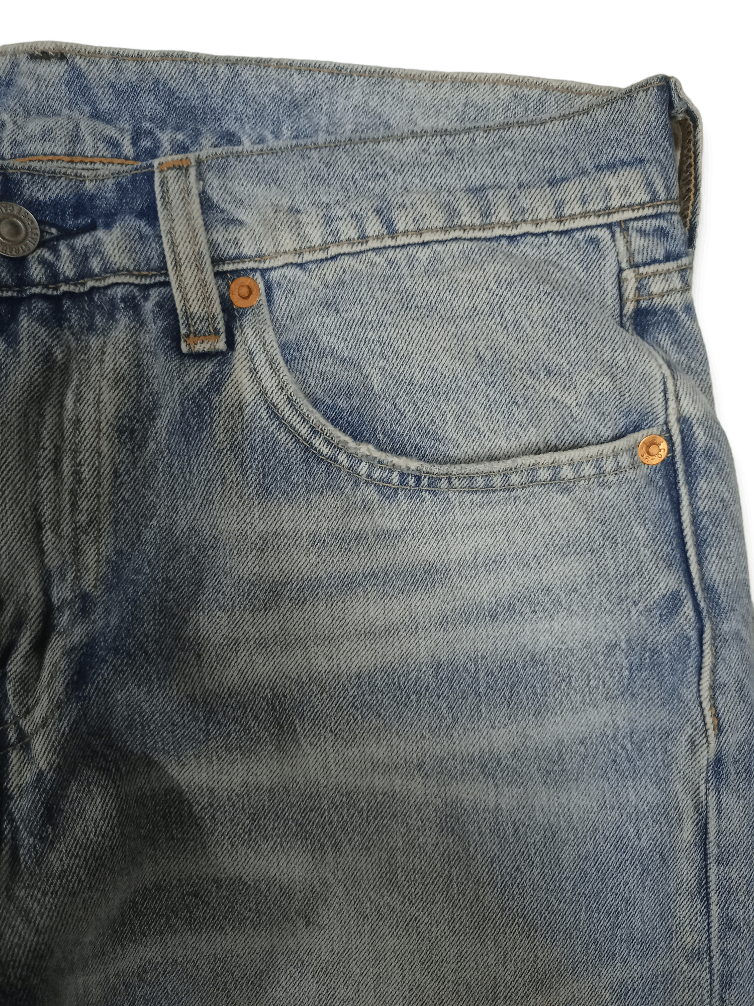 Levi's Vintage Levis Big E Hi-Ball Blue Wash Distressed Jeans 32x29 Size US 32 / EU 48 - 7 Thumbnail