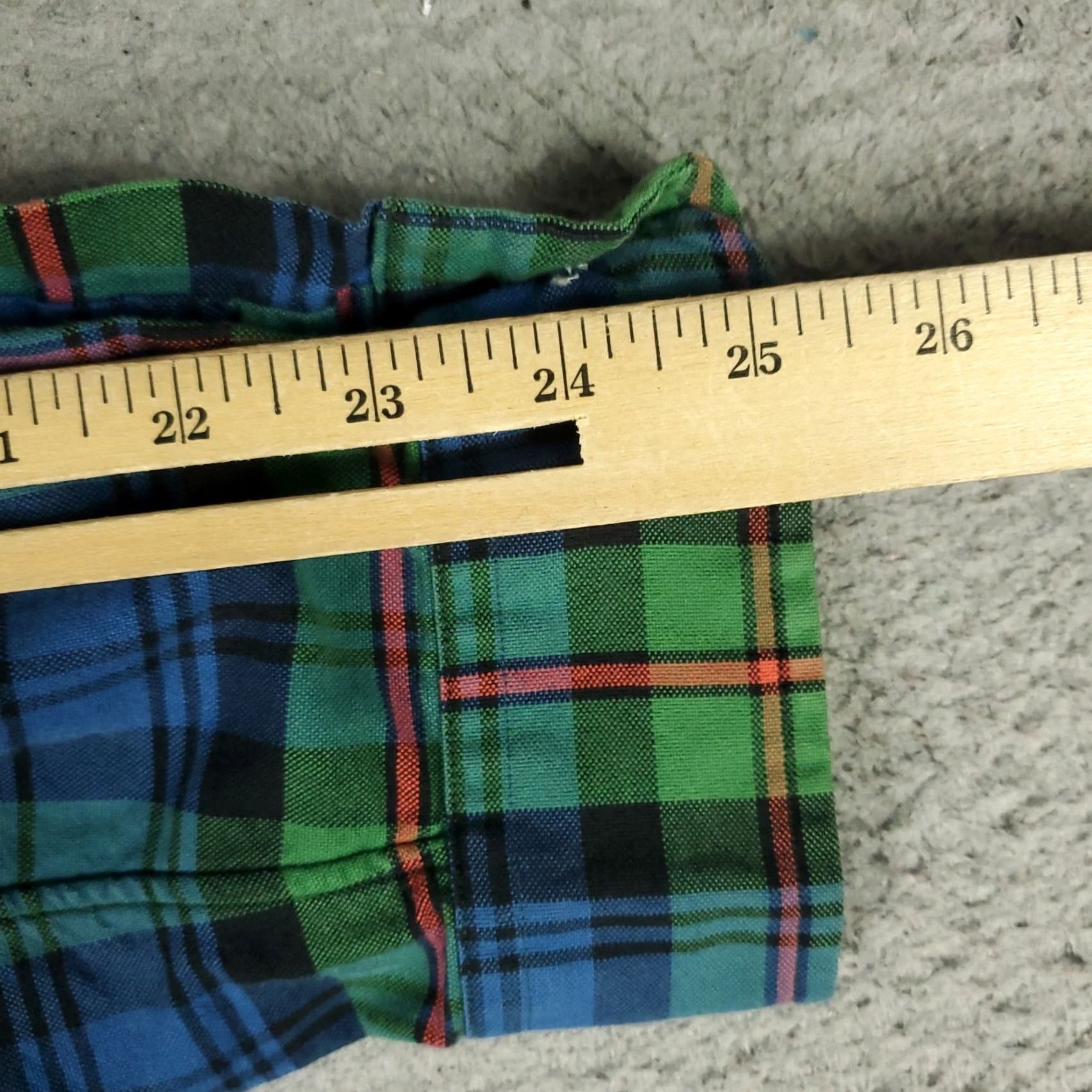 Ralph Lauren Ralph Lauren Shirt Mens XL Blue Green Plaid Button-Up Long Sleeve Casual Business Formal Party/Wedding Workwear Pony Accent Logo Size US XL / EU 56 / 4 - 7 Thumbnail