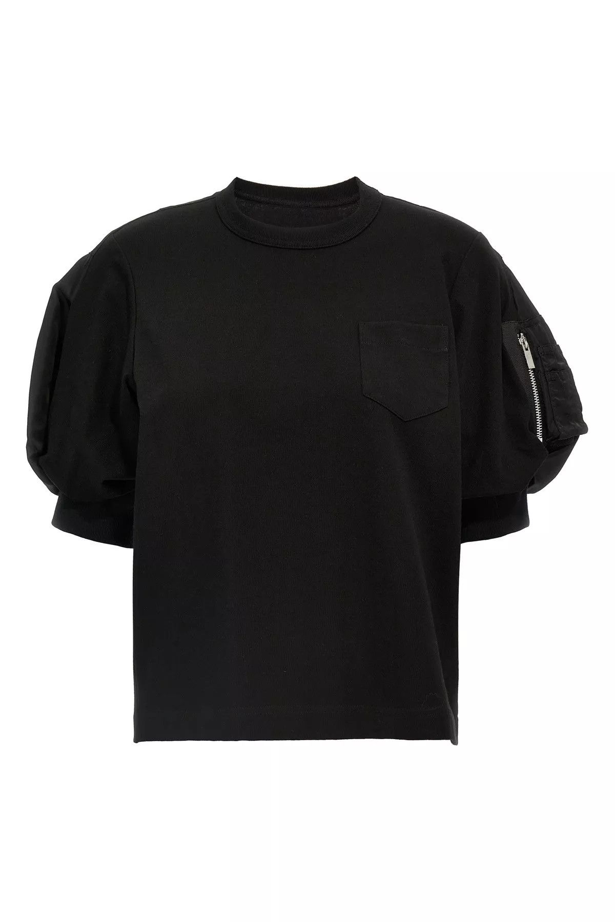 Sacai Flocked T-shirt 【Unisex】 White WTAPS Edition Flock Print T-shirt by sacai on Sale