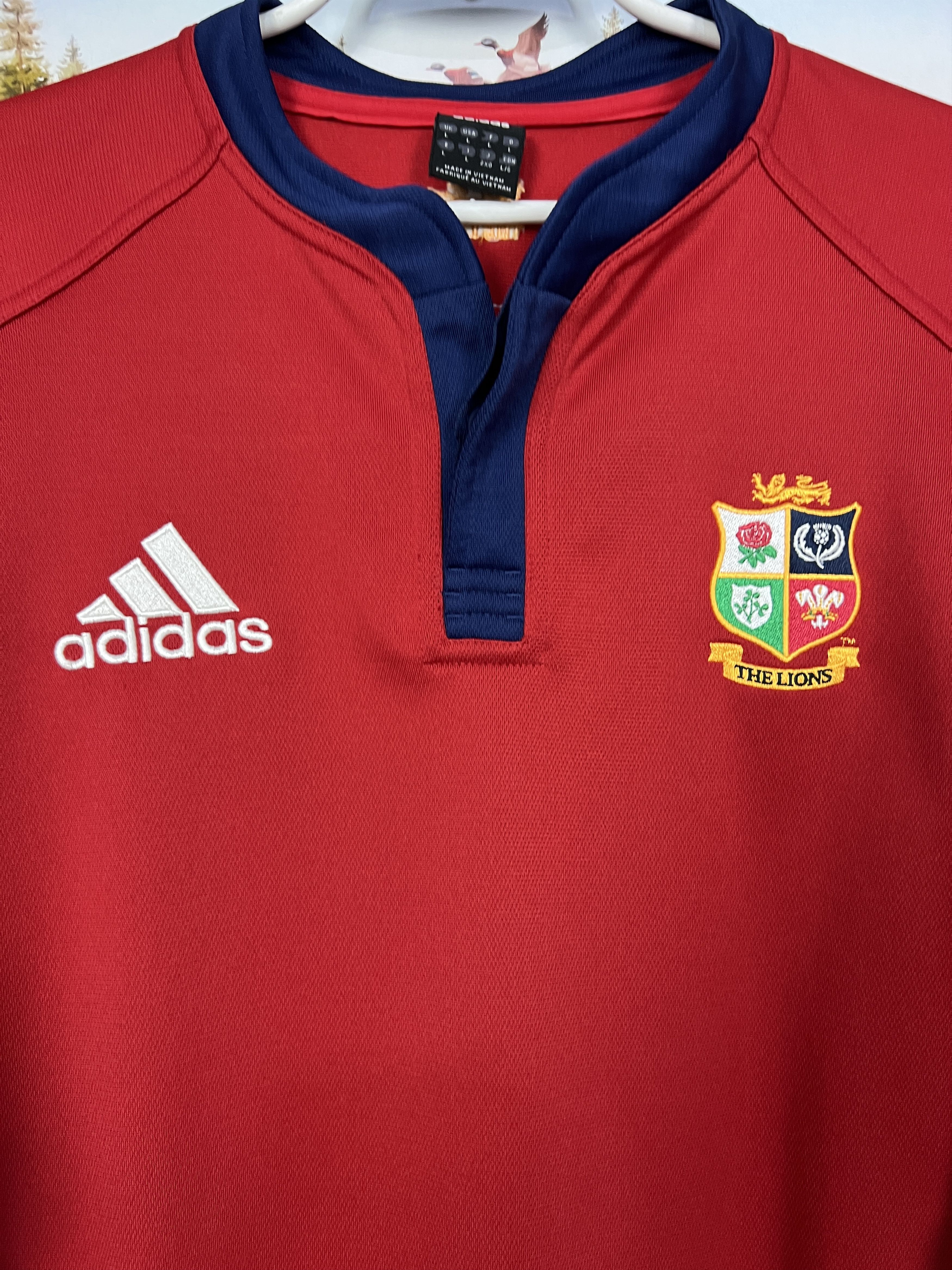 Adidas Vintage Adidas 2005 British and Irish Lions Rugby Jersey Size US L / EU 52-54 / 3 - 3 Thumbnail