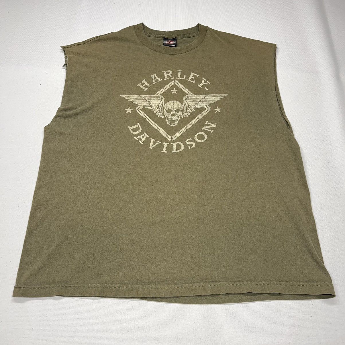 Harley Davidson × Vintage Harley Davidson Tee Shirt Sleeveless Arizona Grand Canyon Size US XXL / EU 58 / 5 - 2 Thumbnail