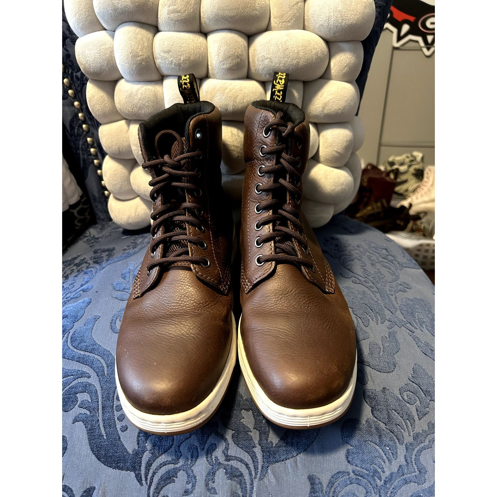 Dr. Martens Dr Martens Dark Brown Rigal Size 9/EU 41 Size US 9 / IT 39 - 3 Thumbnail