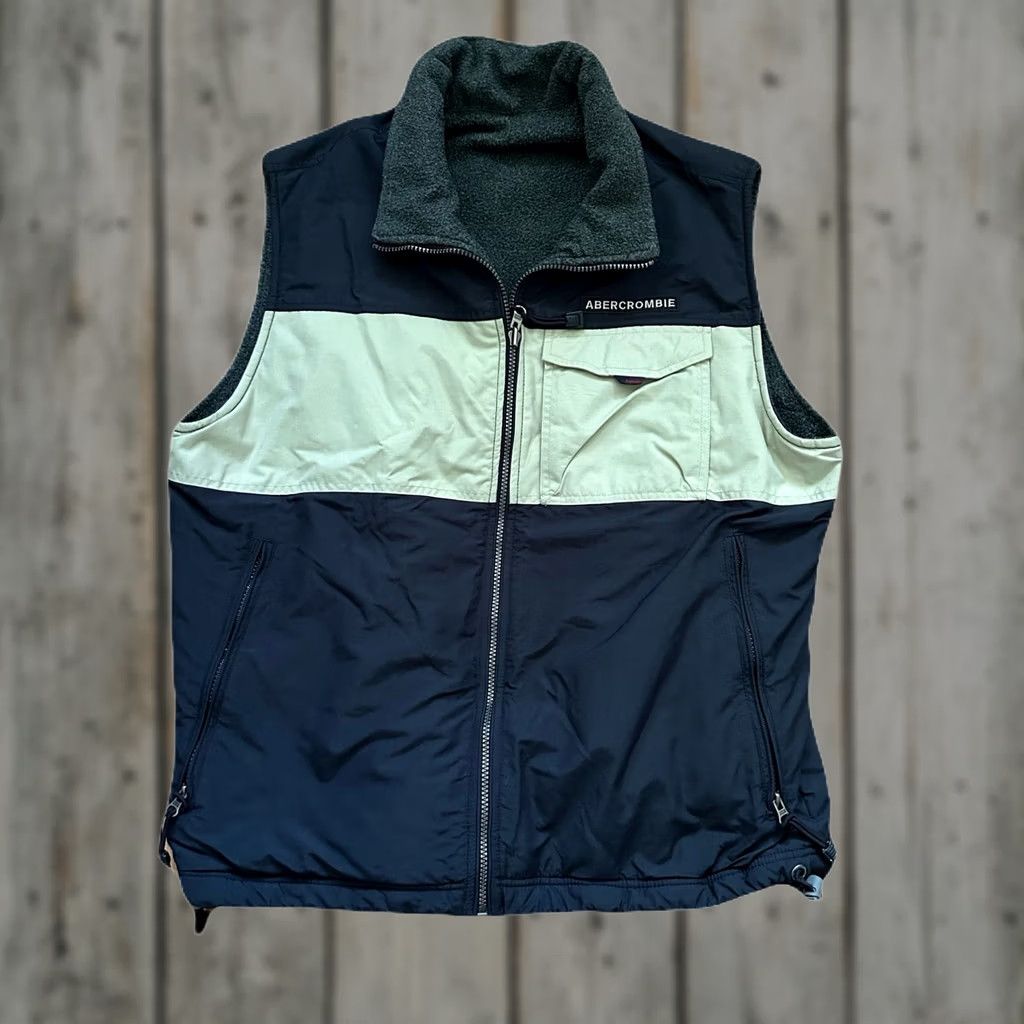 Abercrombie & Fitch VINTAGE Abercrombie & Fitch Reversible Vest Shirt? Size US L / EU 52-54 / 3 - 1 Thumbnail