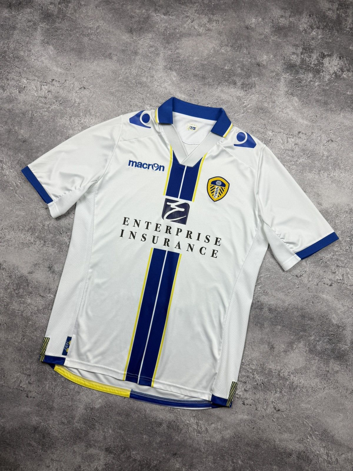 Macron Leeds United FC Macron Home Football Shirt Soccer Jersey Size US L / EU 52-54 / 3 - 2 Thumbnail