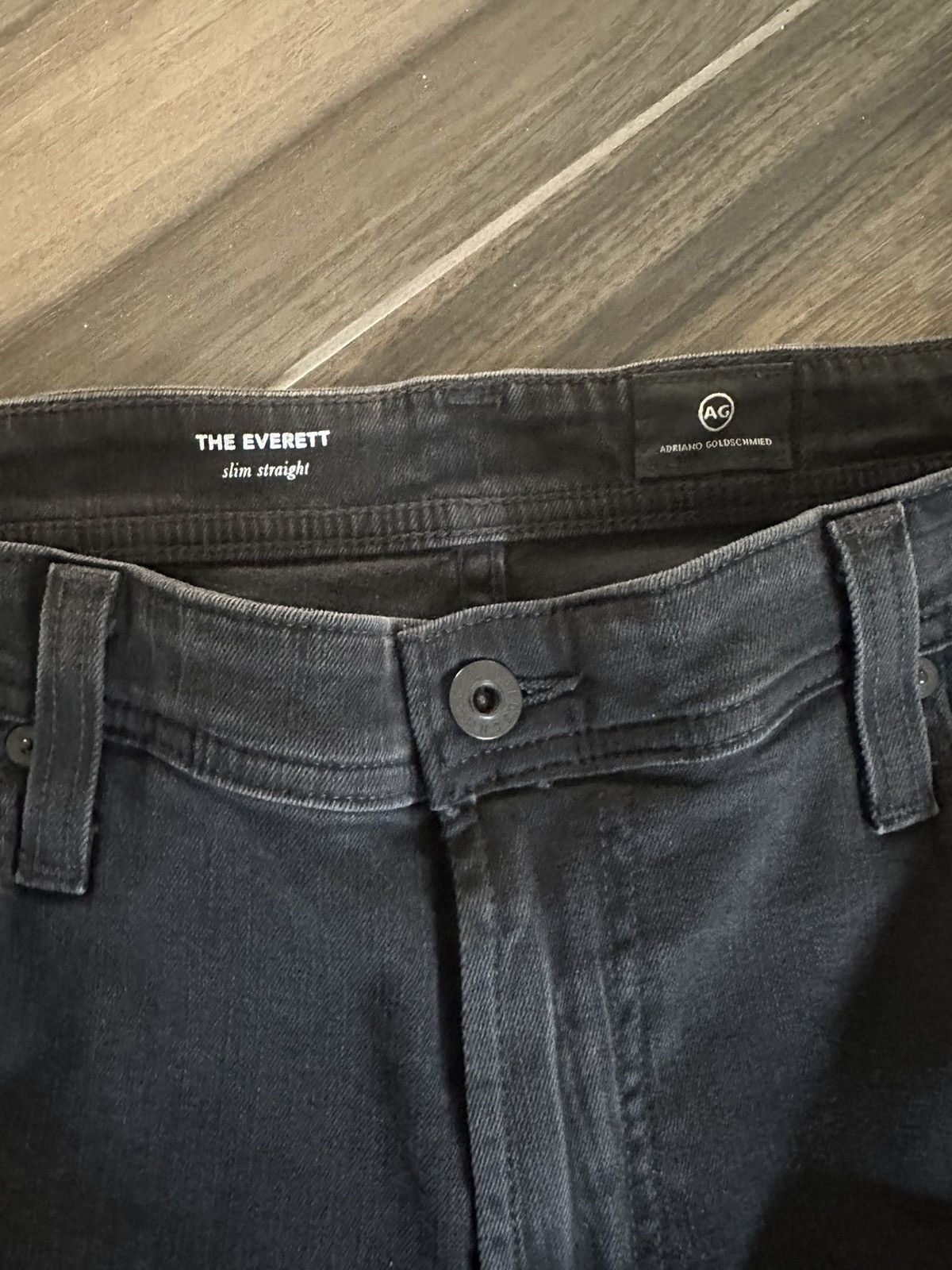 AG Adriano Goldschmied × Vintage Adriano Goldschmied Black Jeans Pants Mens Size US 36 / EU 52 - 4 Thumbnail