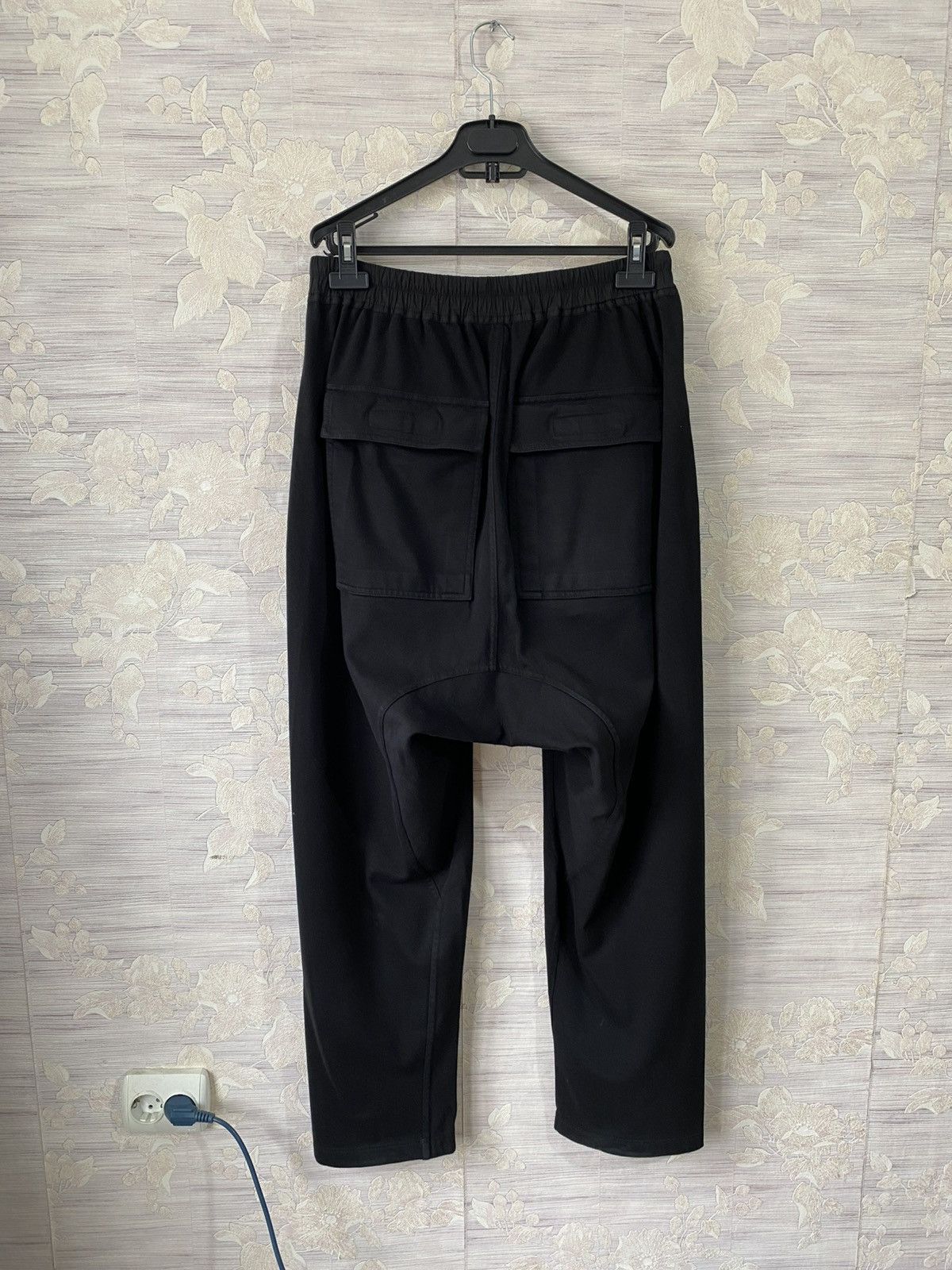 Rick Owens Rick Owens Drawstring-Waistband drop-crotch trousers Size US 32 / EU 48 - 2 Thumbnail