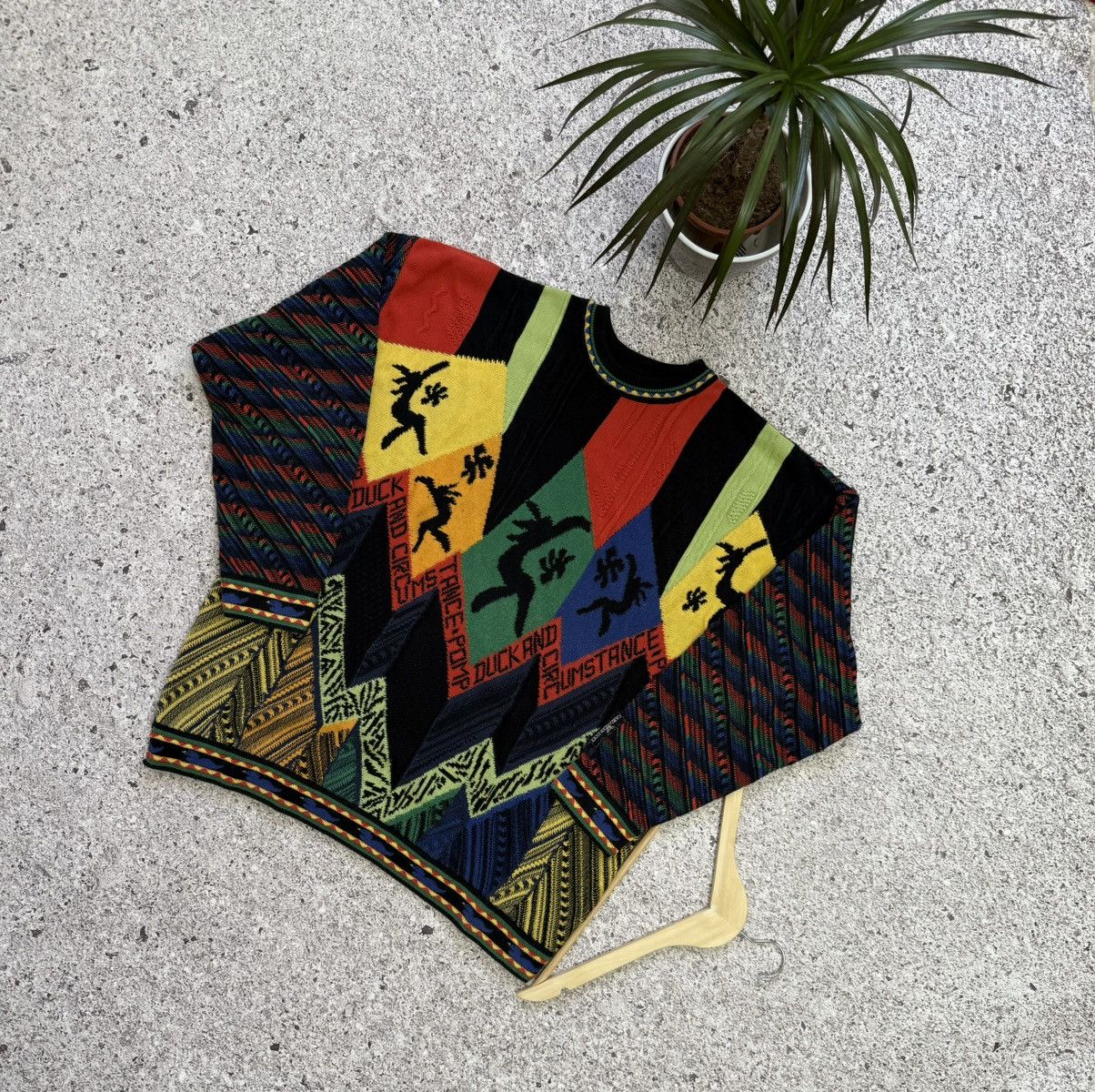 Carlo Colucci × Designer × Japanese Brand Vintage 1990’s Carlo Colucci Japanese Sweater Coogi Style Size US XL / EU 56 / 4 - 1 Thumbnail