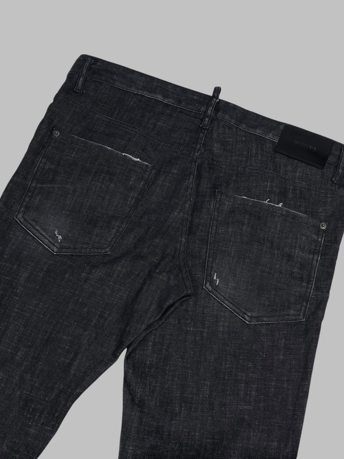 Dsquared2 🔥 DSQUARED2 SKATER JEANS BLACK ITALIAN DENIM Y2K VIBES Size US 34 / EU 50 - 3 Thumbnail