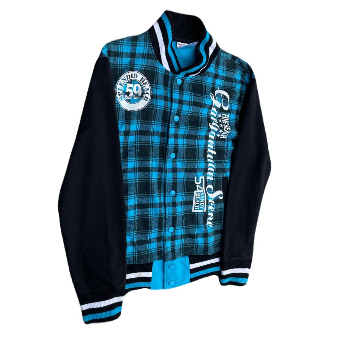 If Six Was Nine 2000s Japanese archive Poem Plaid Jacket Gyaruo Vkei Y2K Size US S / EU 44-46 / 1 - 3 Thumbnail