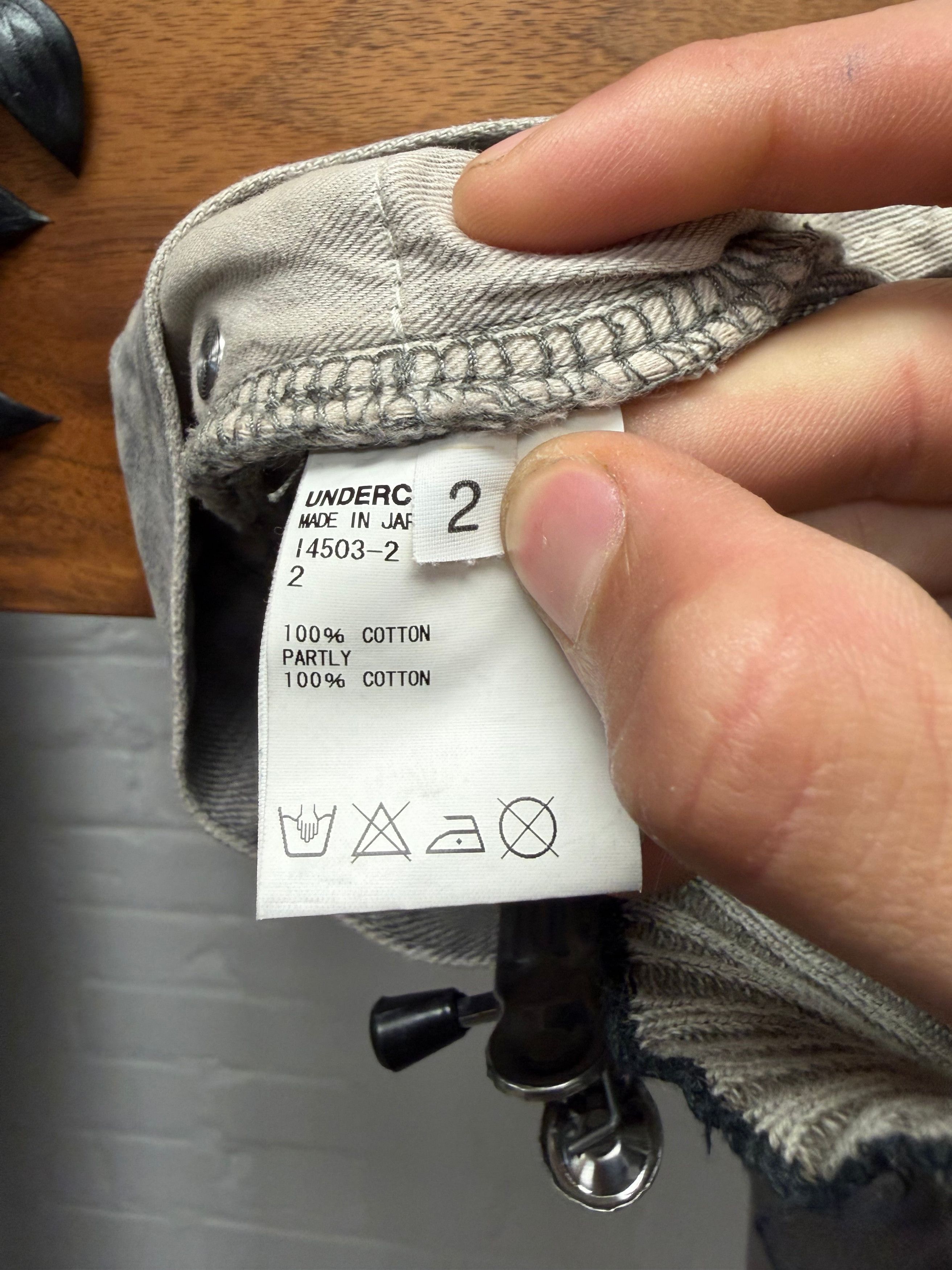 Undercover SS2012 Undercover ‘Thermal Knit’ Grey Hybrid Skinny Jeans Size US 30 / EU 46 - 5 Thumbnail