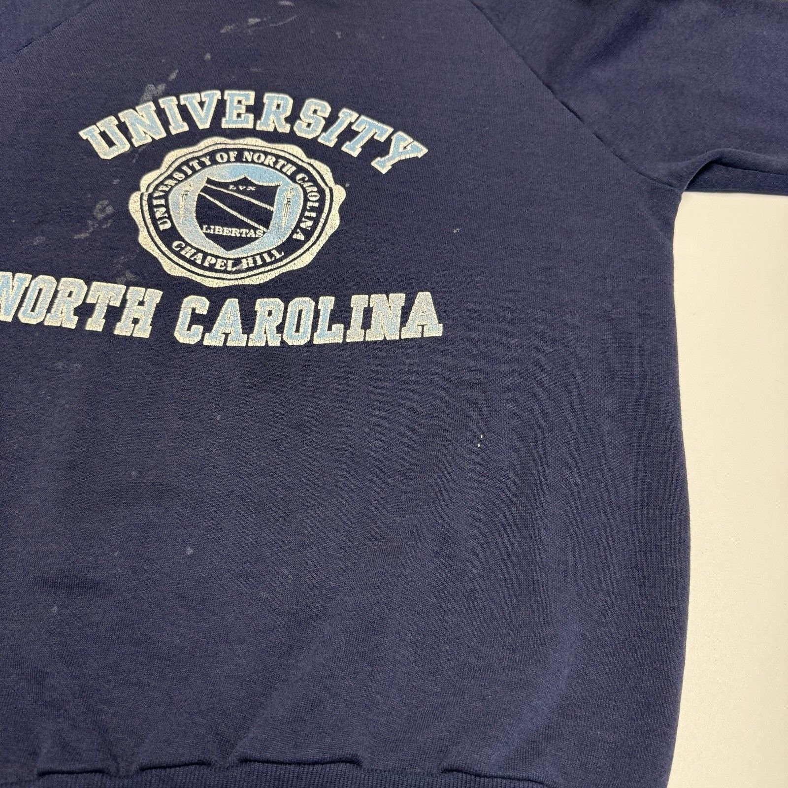 Vintage Vintage 80s North Carolina University Sweatshirt Jerzees XL Size US XL / EU 56 / 4 - 7 Thumbnail