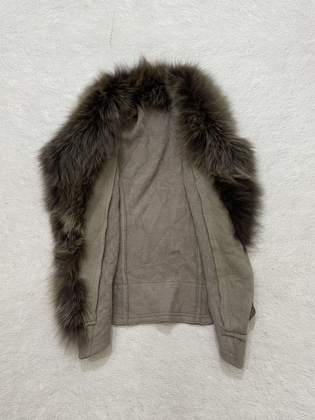 Le Grande Bleu (L.G.B.) 2000s Japanese Brown Suede Fur Trim Vest Shearling Ifsix y2k Size S / US 4 / IT 40 - 4 Thumbnail