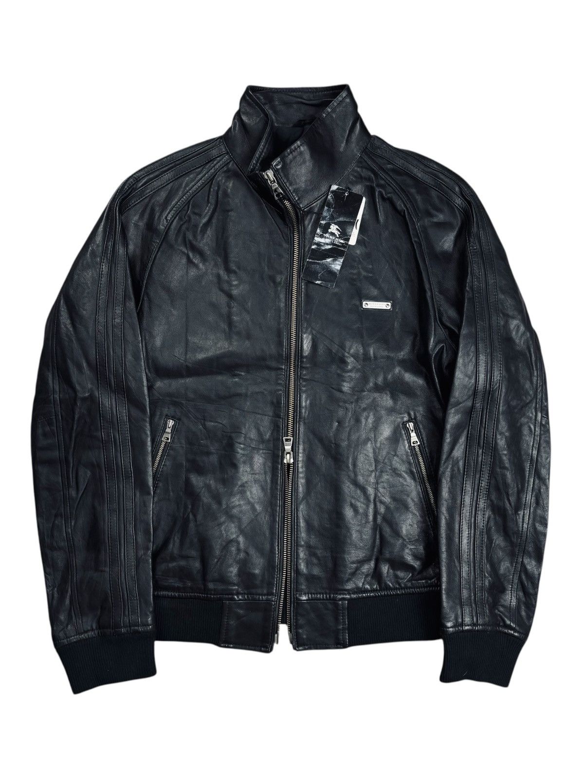 Burberry Archive Burberry Black Label - Rockstar Leather Jacket Size US M / EU 48-50 / 2 - 1 Thumbnail