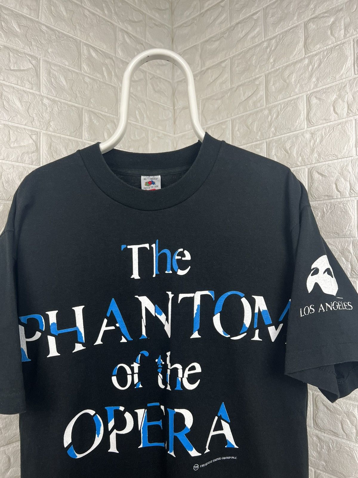 Vintage Vintage 1990s The Phantom of The Opera Graphic Logo Tee Size US XL / EU 56 / 4 - 3 Thumbnail
